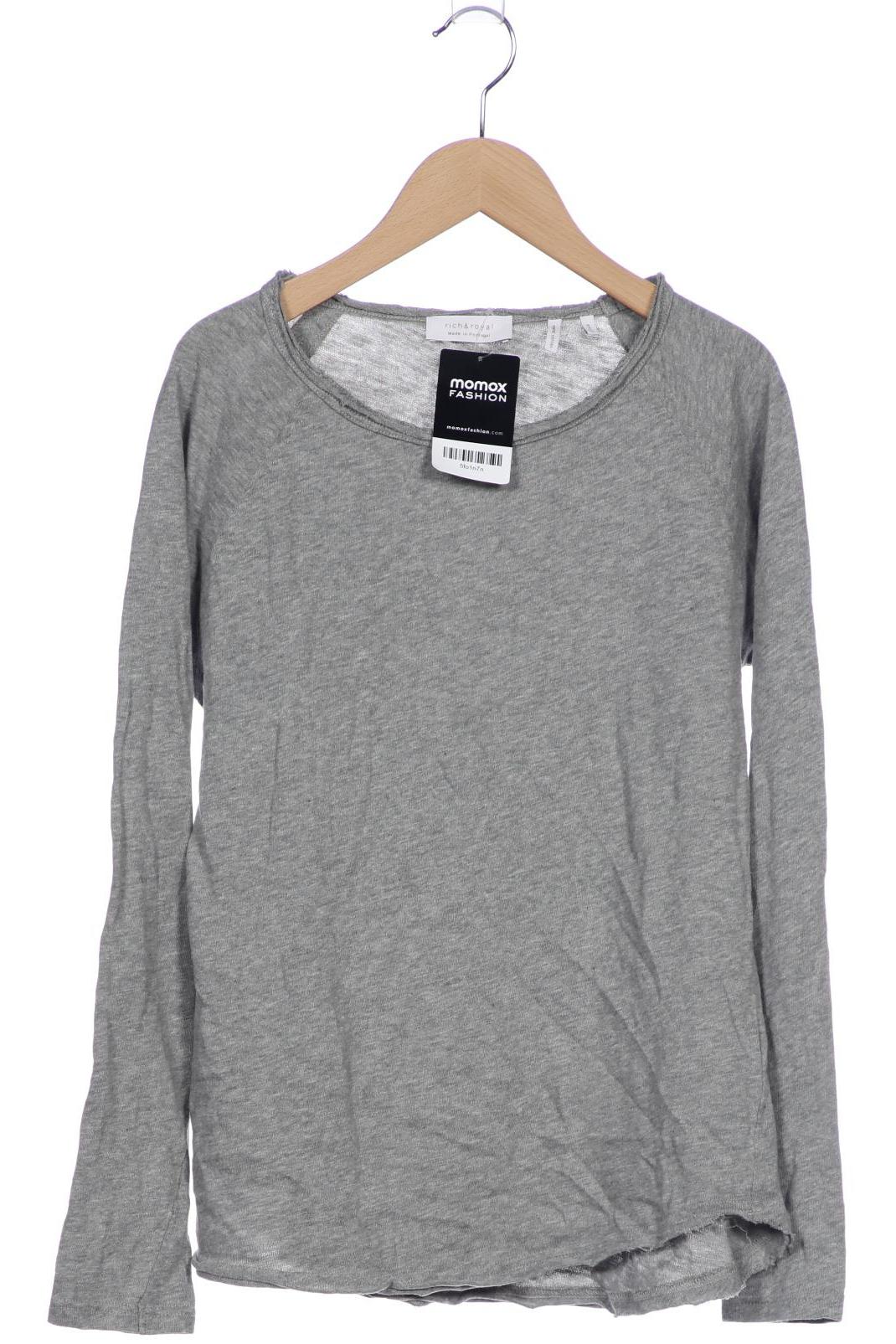 

Rich & Royal Damen Langarmshirt, grau, Gr. 36