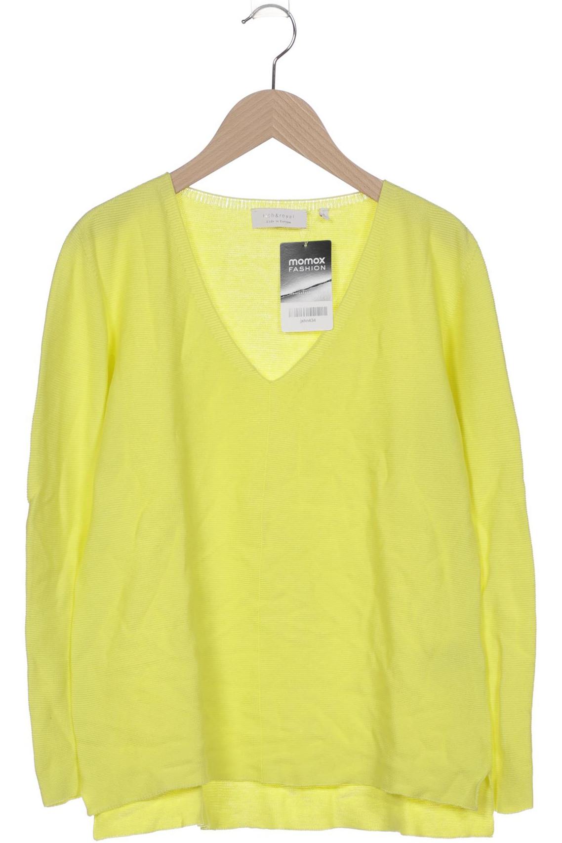 

Rich & Royal Damen Pullover, gelb, Gr. 34
