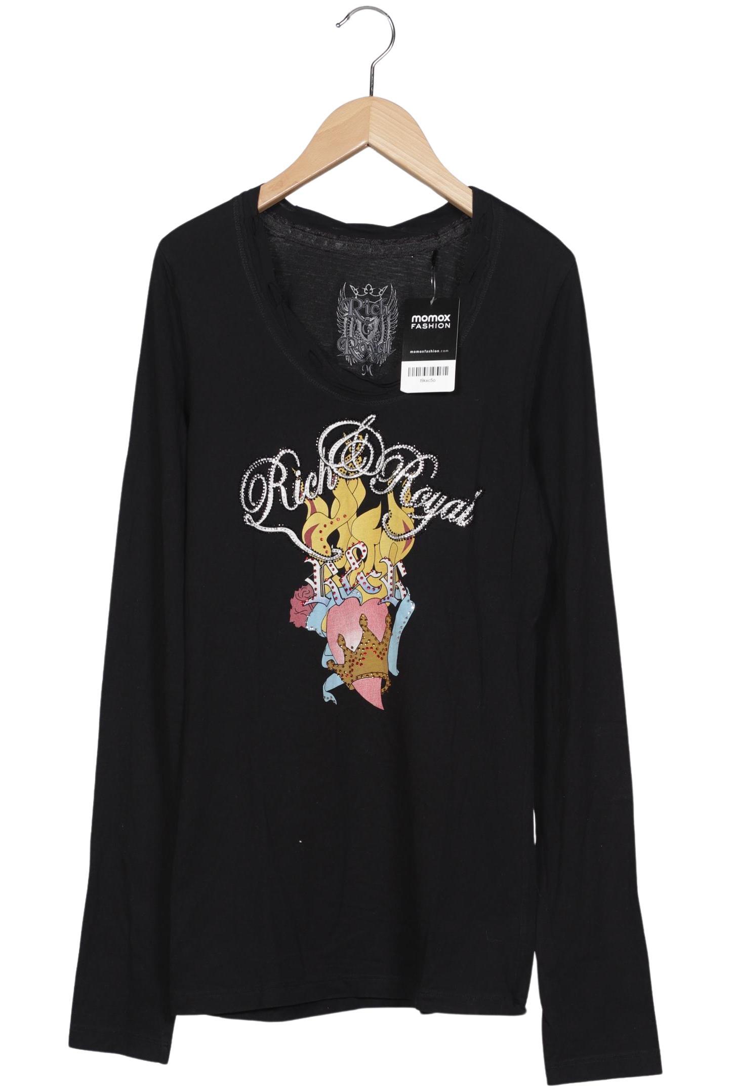 

Rich & Royal Damen Langarmshirt, schwarz, Gr. 38