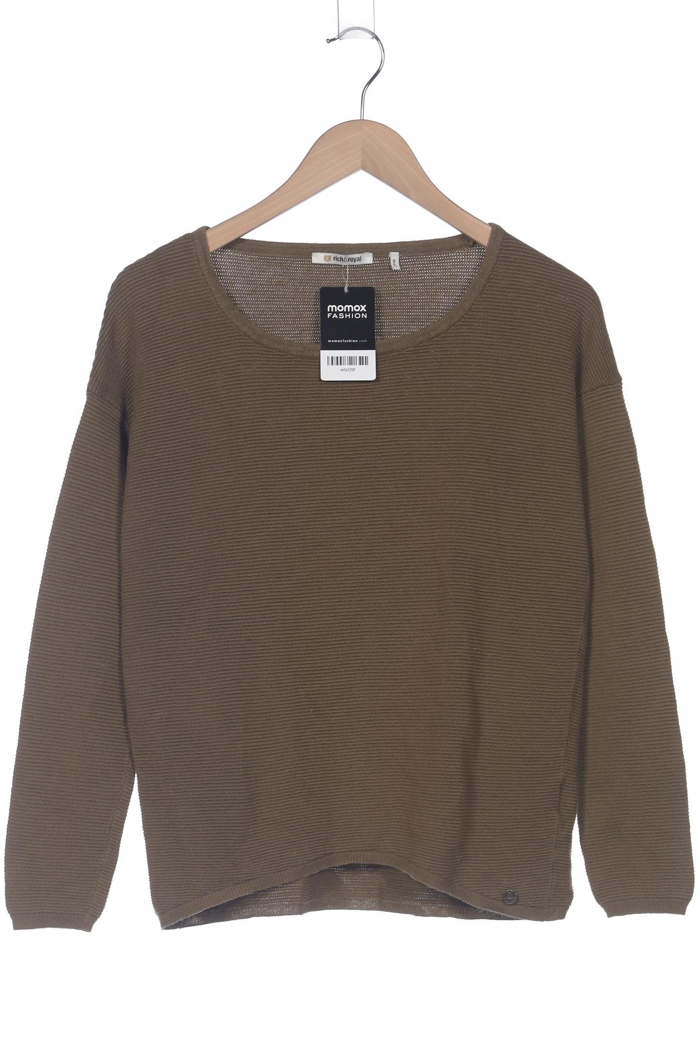 

Rich & Royal Damen Pullover, grün, Gr. 36