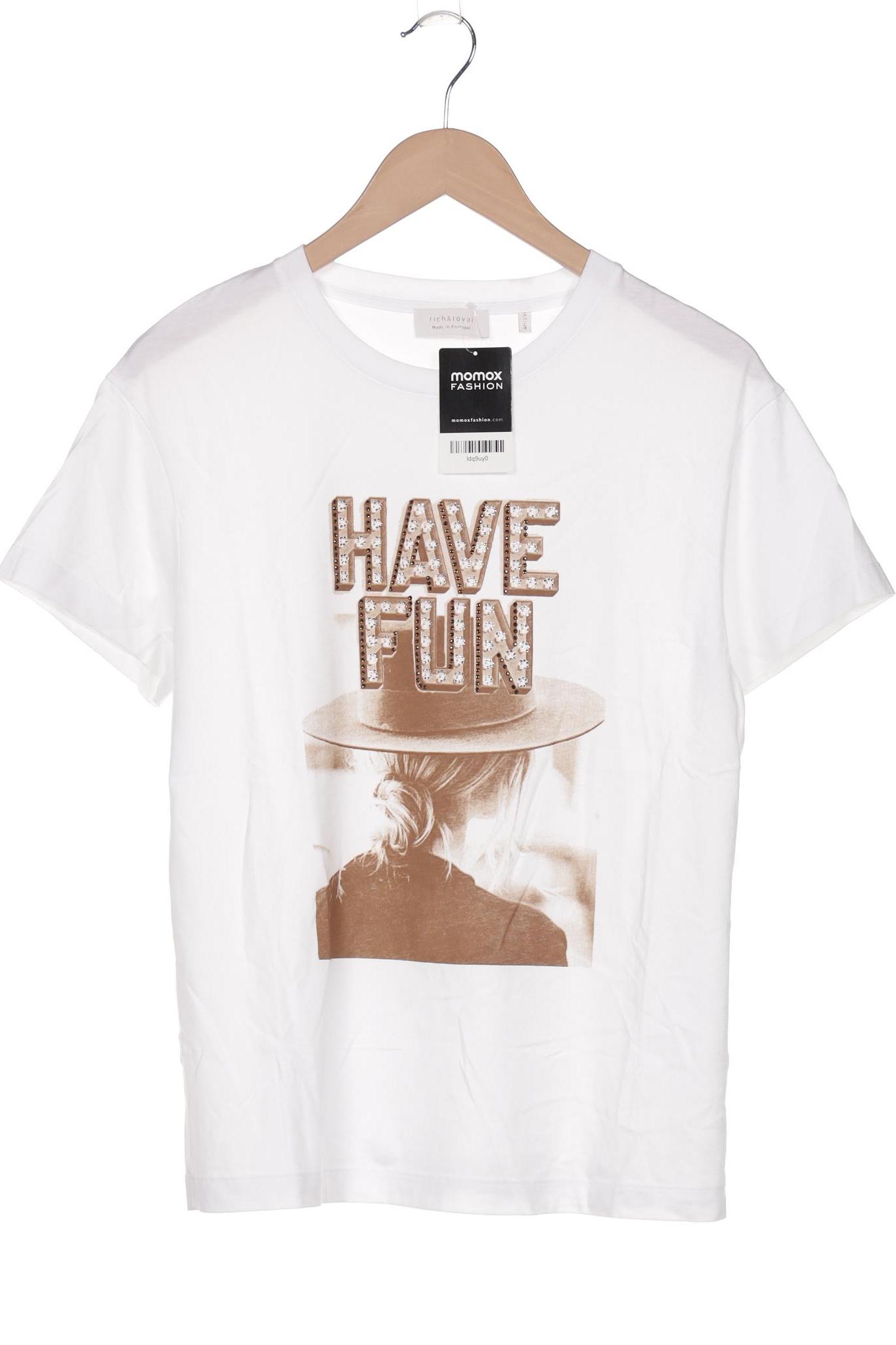 

Rich & Royal Damen T-Shirt, weiß, Gr. 38