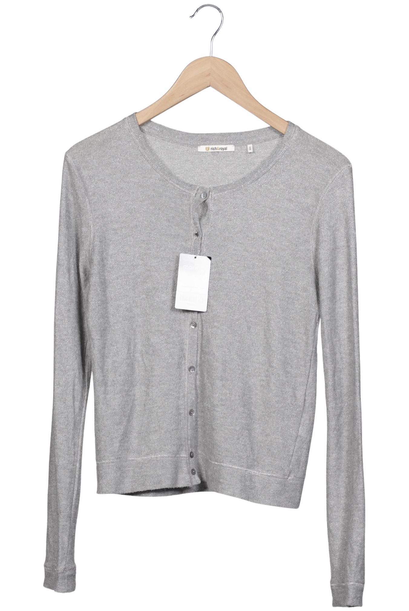 

Rich & Royal Damen Strickjacke, grau, Gr. 42