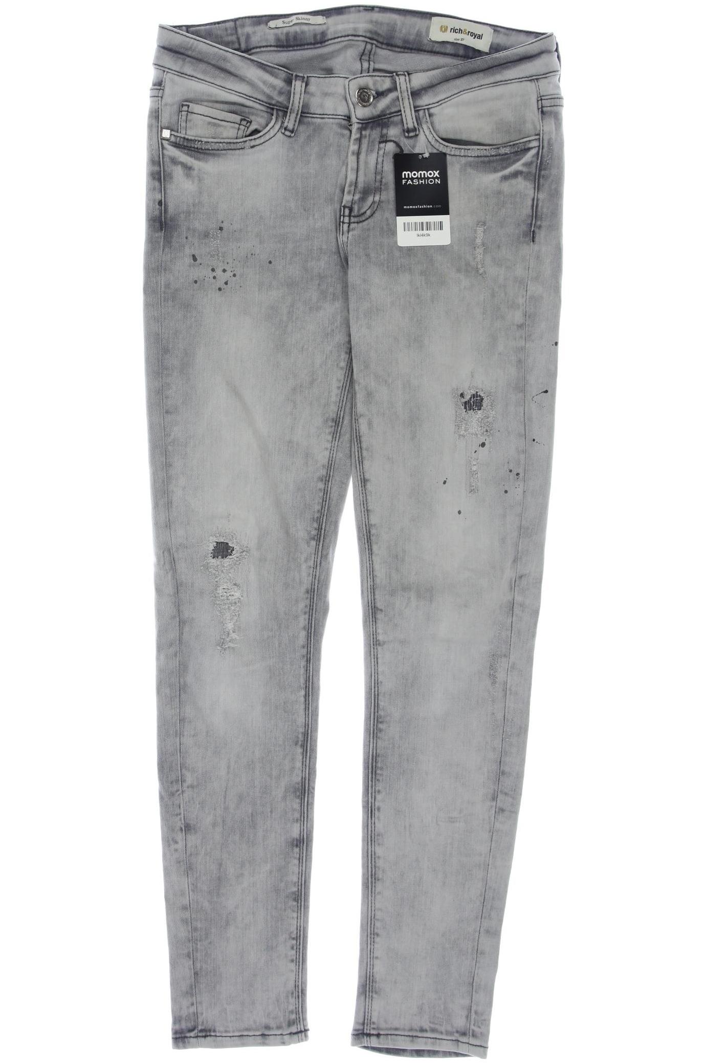 

Rich & Royal Damen Jeans, grau, Gr. 27