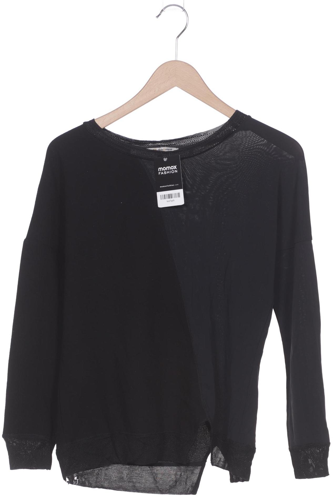 

Rich & Royal Damen Langarmshirt, schwarz, Gr. 34