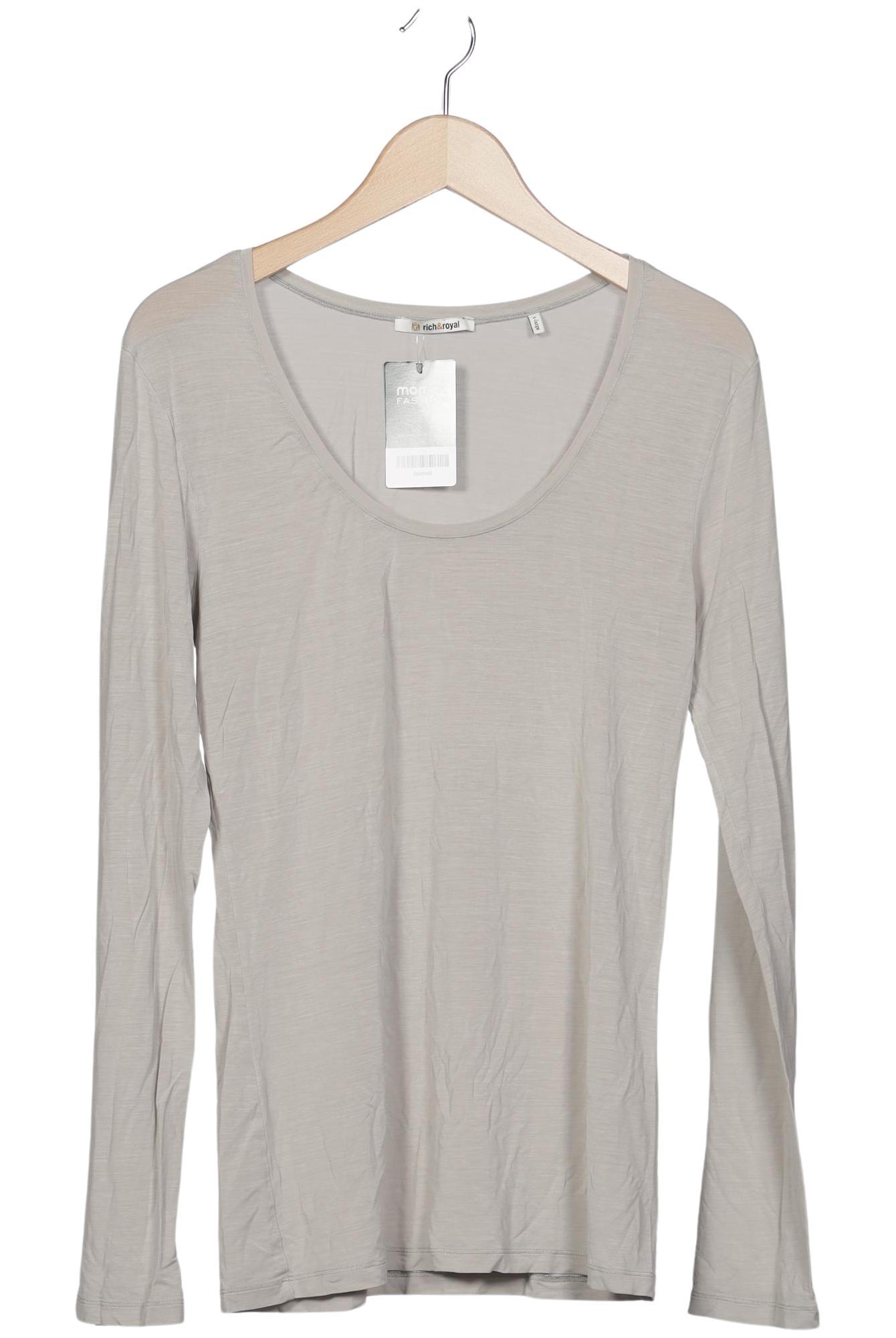 

Rich & Royal Damen Langarmshirt, grau, Gr. 44