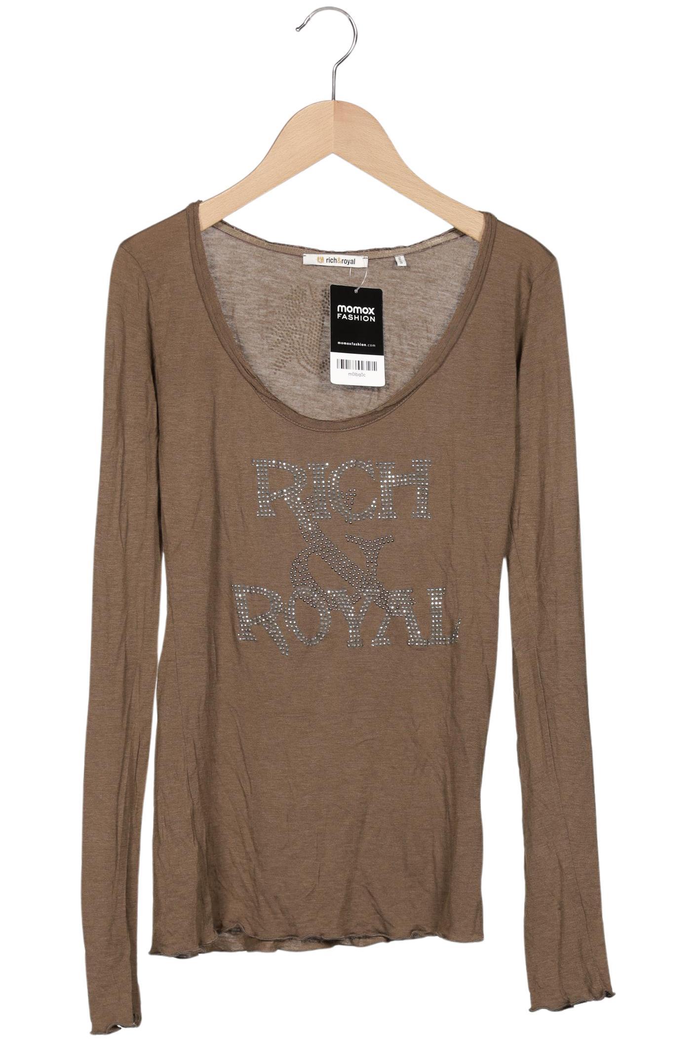 

Rich & Royal Damen Langarmshirt, braun, Gr. 38