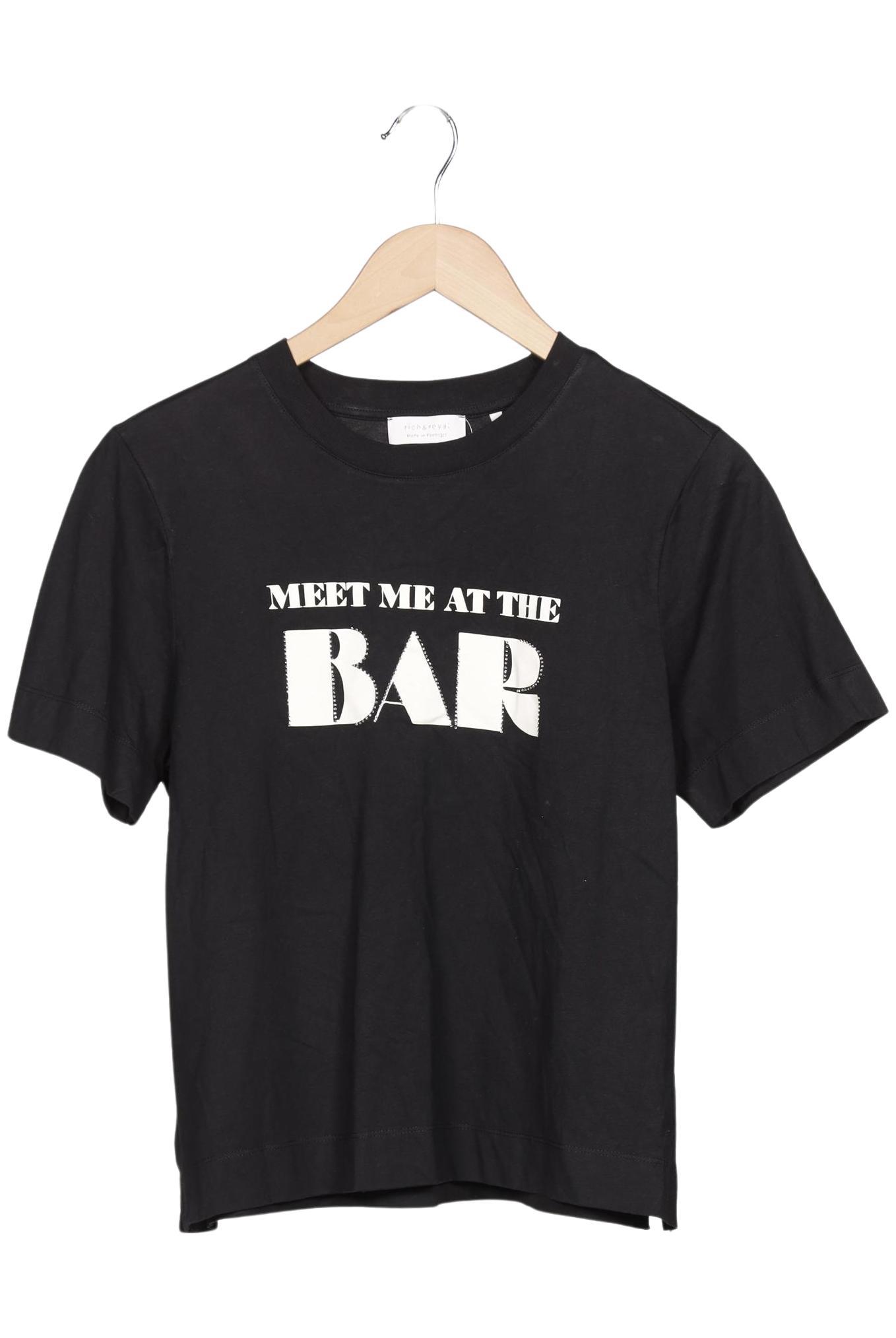 

Rich & Royal Damen T-Shirt, schwarz, Gr. 36