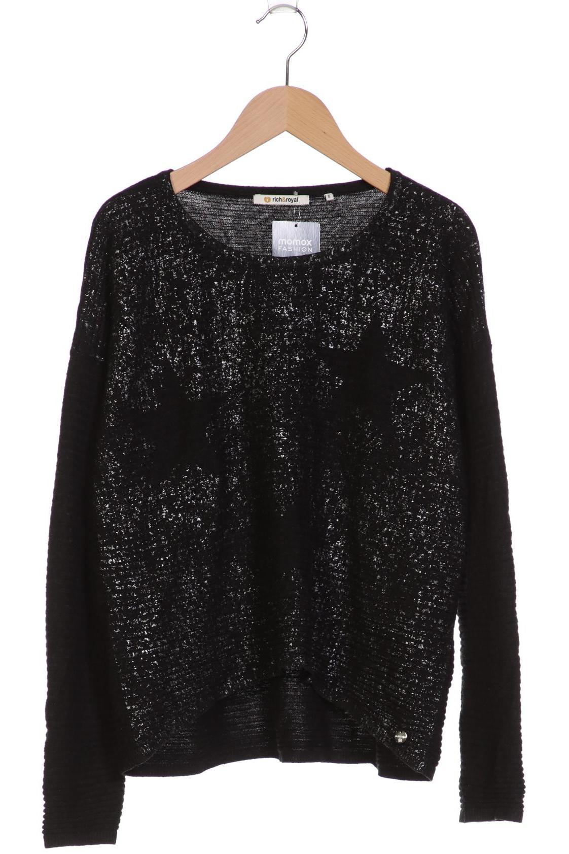 

Rich & Royal Damen Pullover, schwarz, Gr. 38