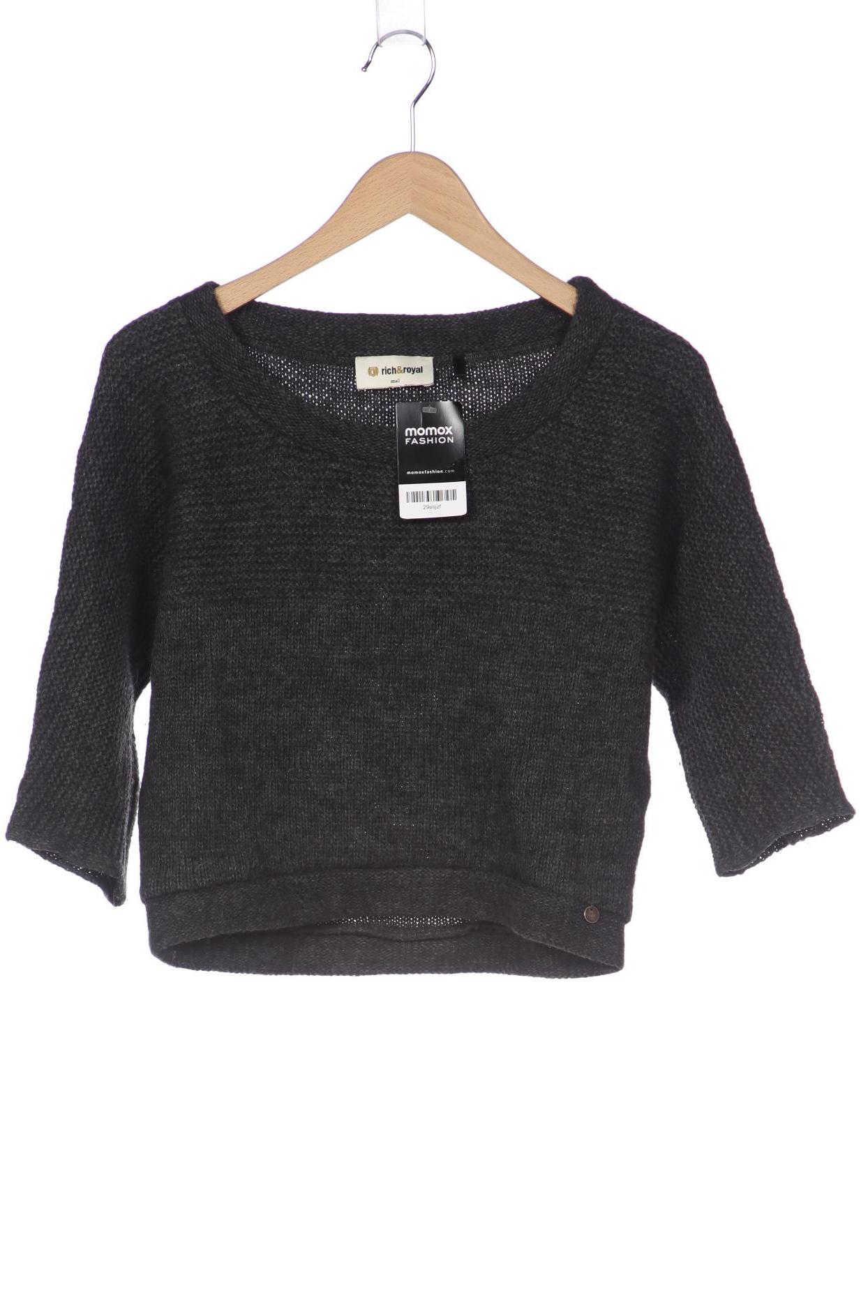 

Rich & Royal Damen Pullover, grau, Gr. 36