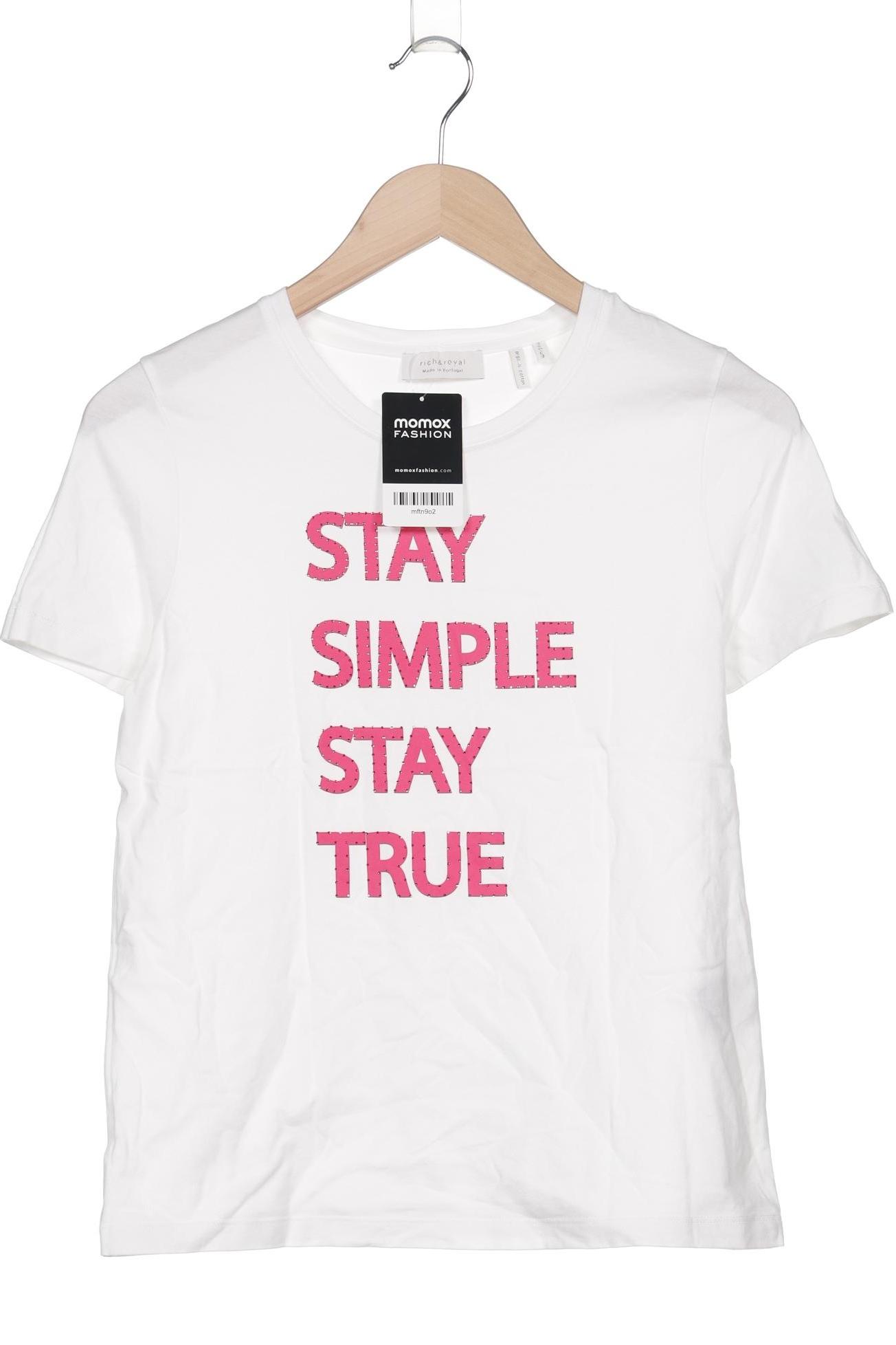 

Rich & Royal Damen T-Shirt, weiß, Gr. 38