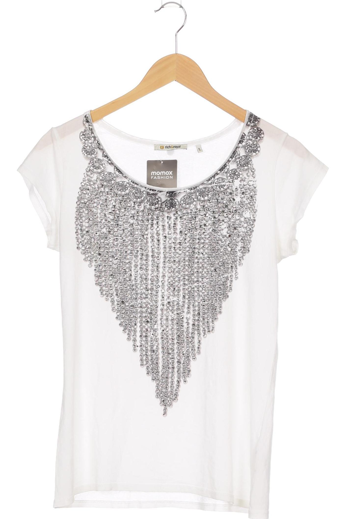 

Rich & Royal Damen T-Shirt, weiß, Gr. 36
