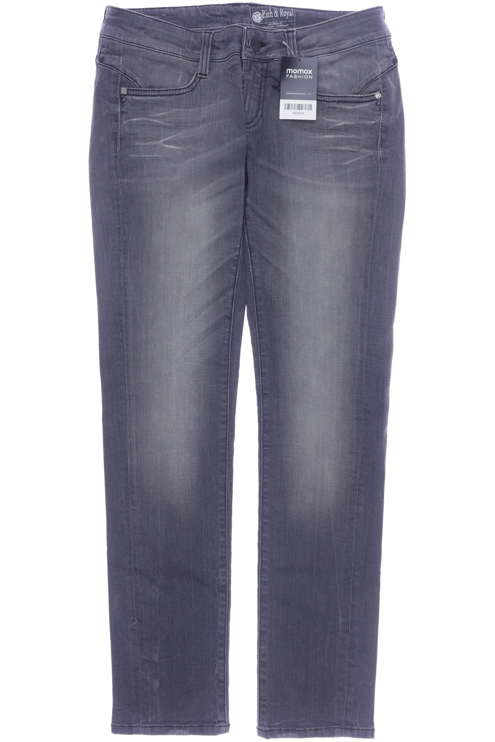 

Rich & Royal Damen Jeans, grau, Gr. 28