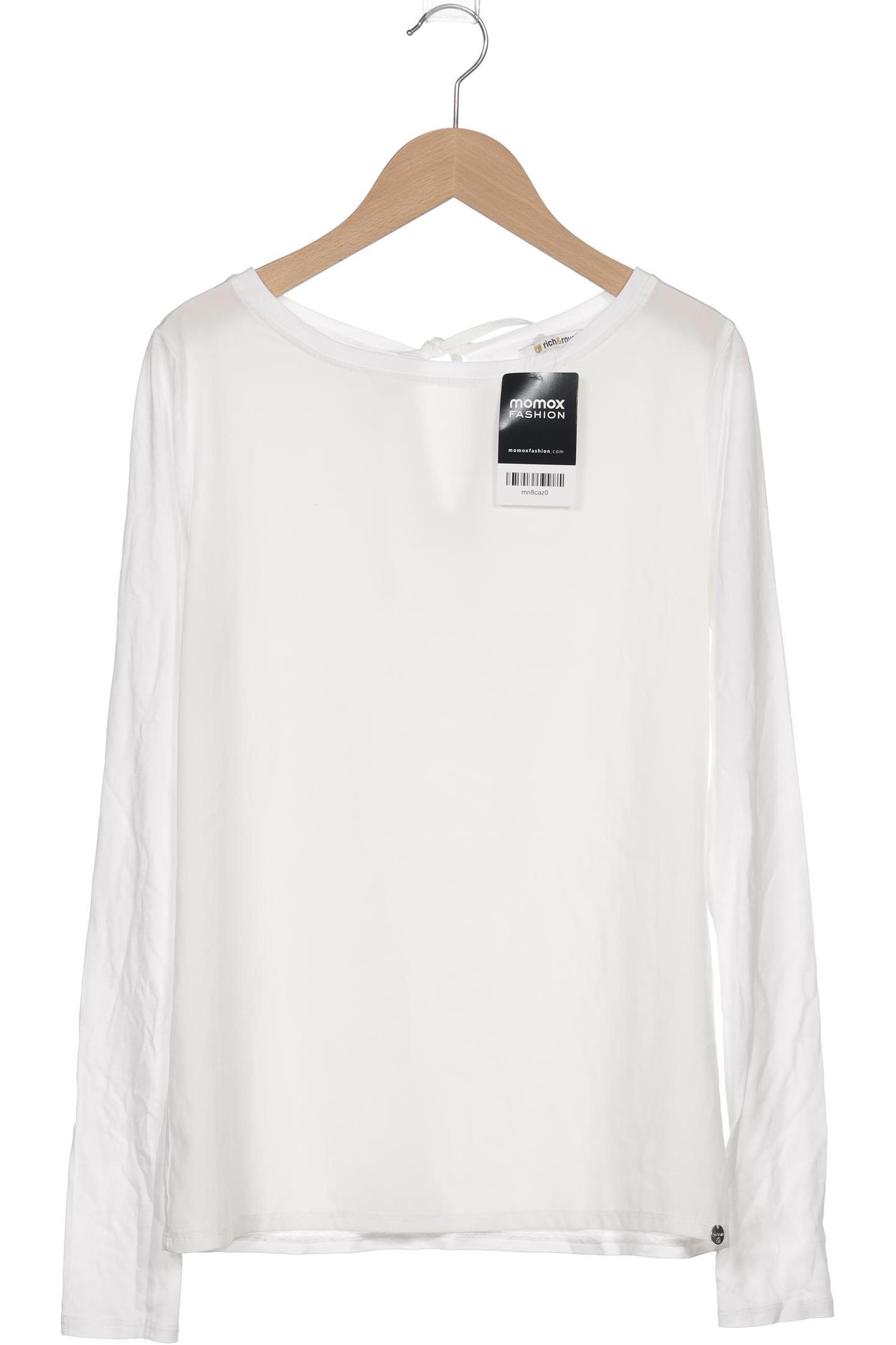 

Rich & Royal Damen Langarmshirt, weiß, Gr. 34