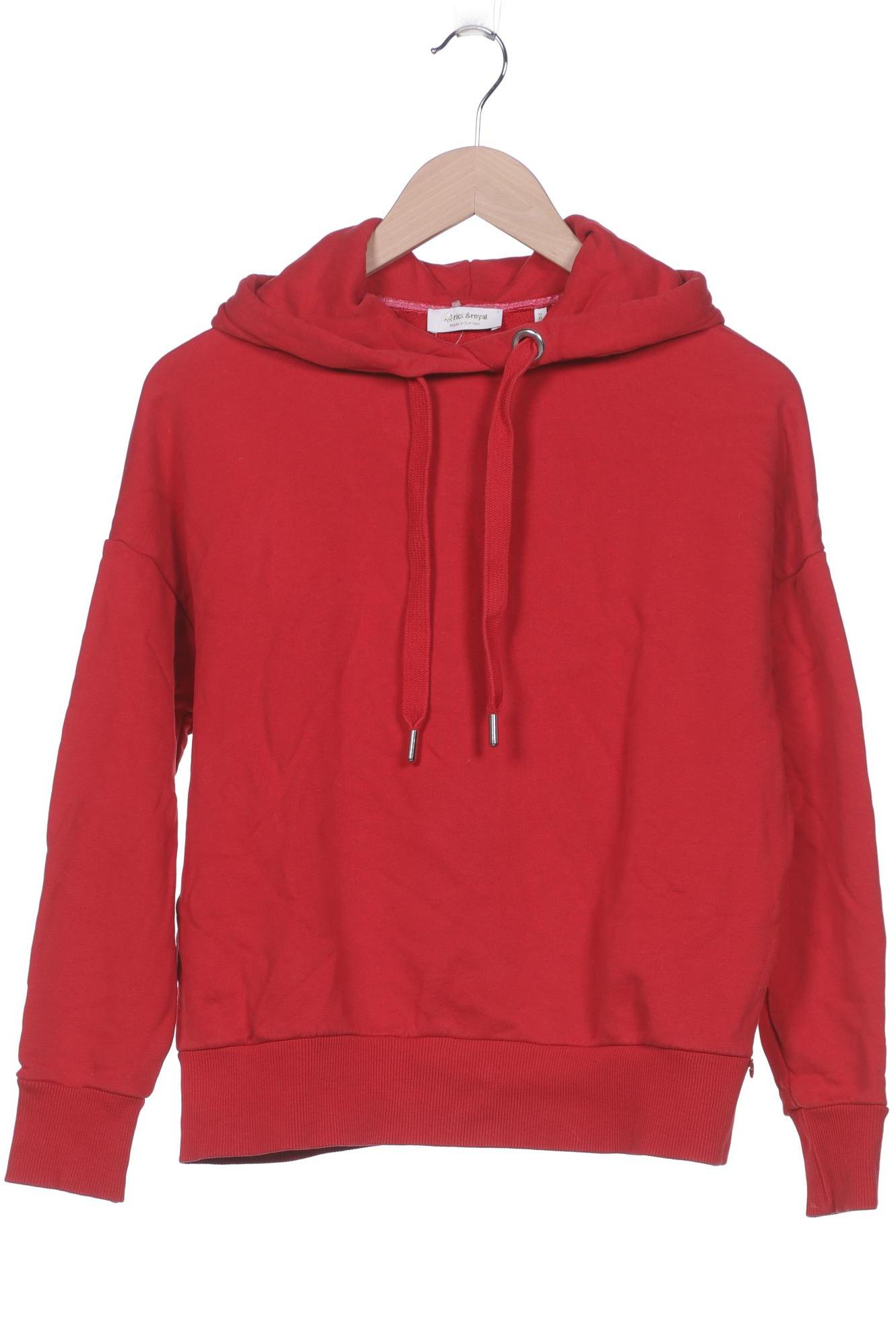 

Rich & Royal Damen Kapuzenpullover, rot, Gr. 34