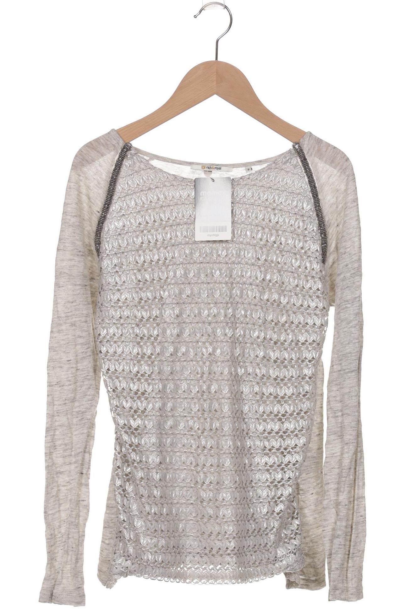 

Rich & Royal Damen Pullover, grau, Gr. 36