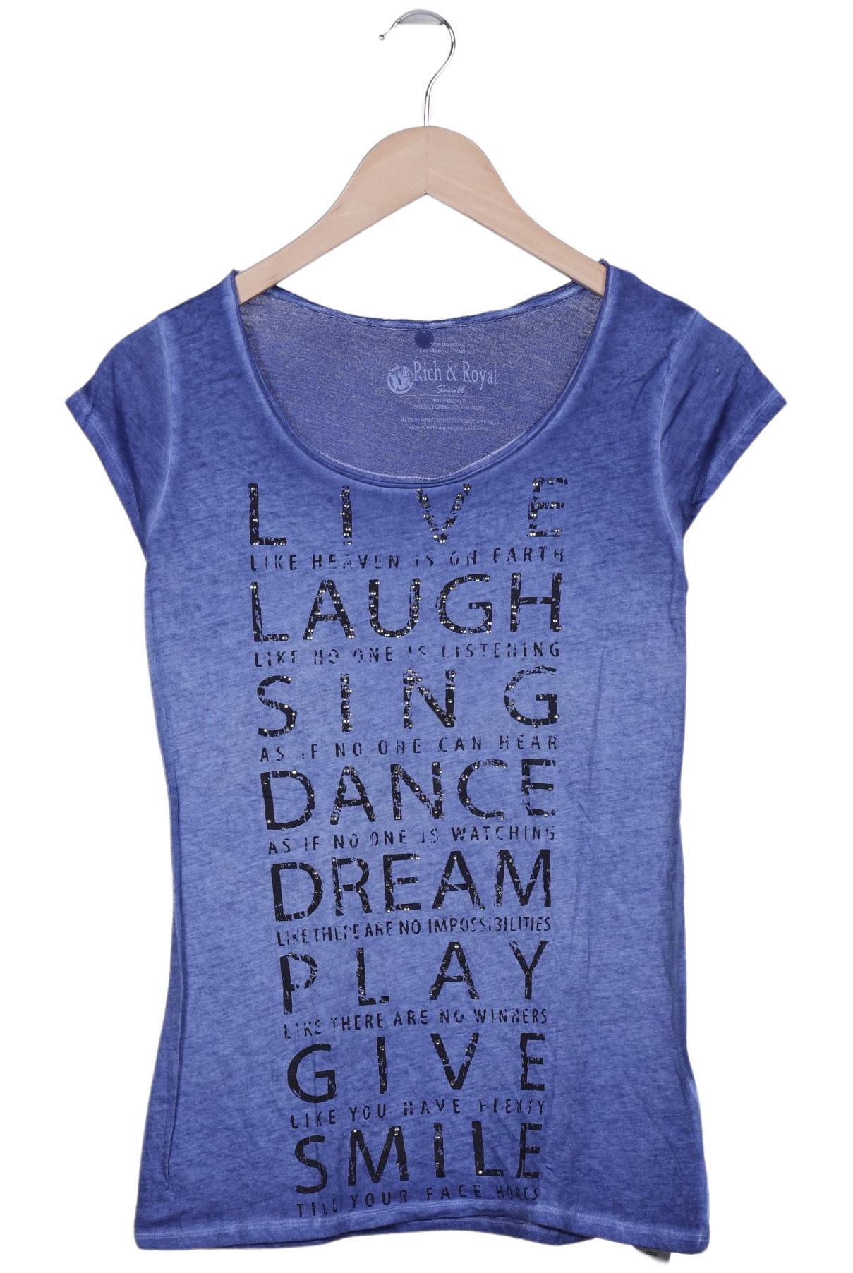 

Rich & Royal Damen T-Shirt, blau, Gr. 36