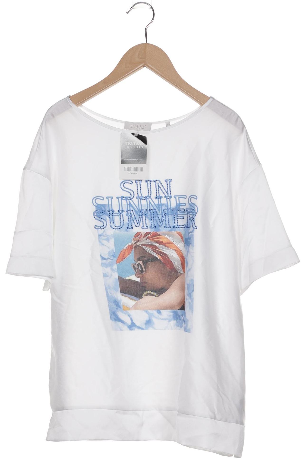 

Rich & Royal Damen T-Shirt, weiß, Gr. 42