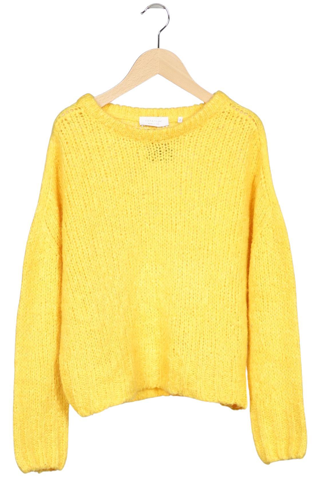 

Rich & Royal Damen Pullover, gelb, Gr. 36