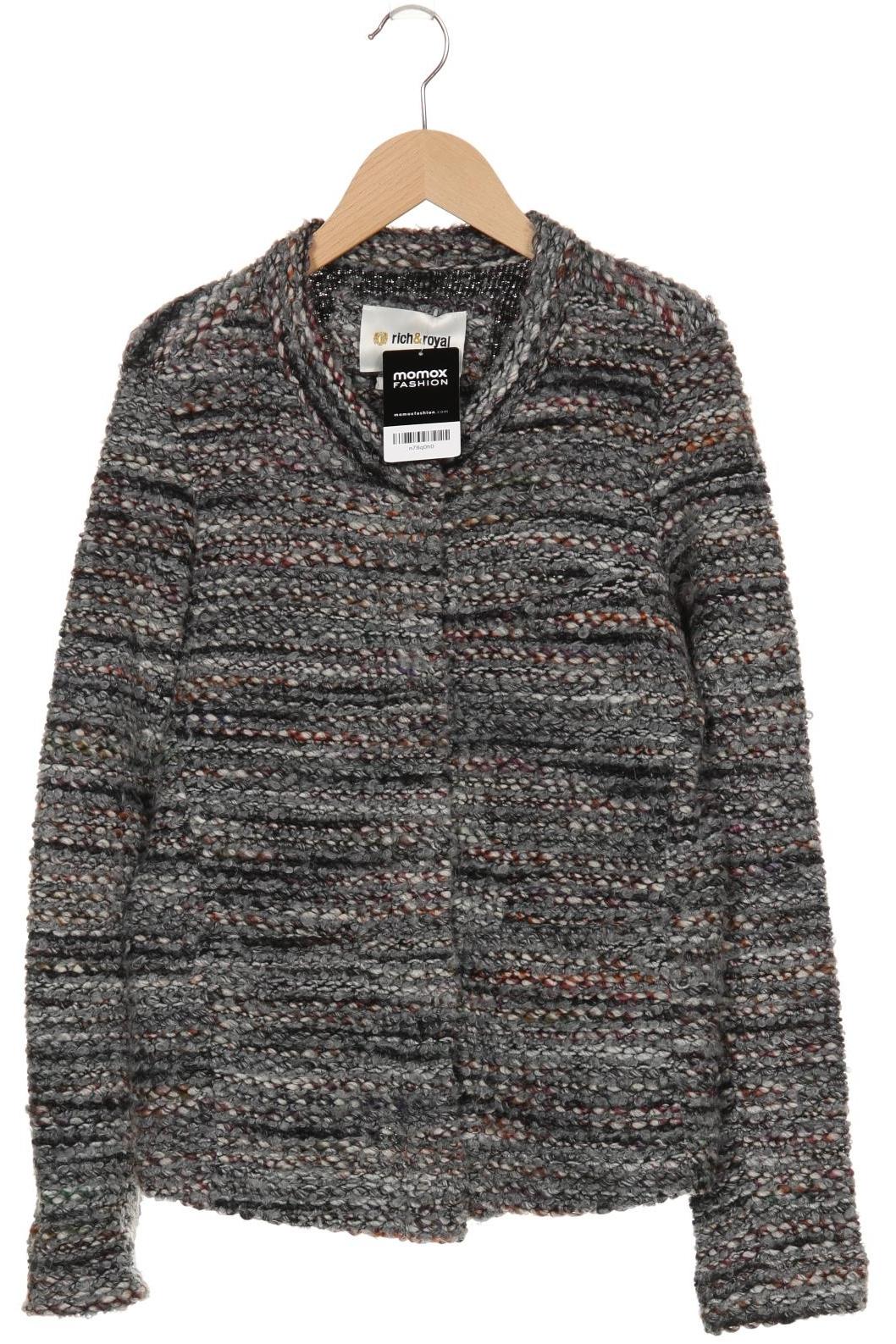 

Rich & Royal Damen Strickjacke, grau, Gr. 36