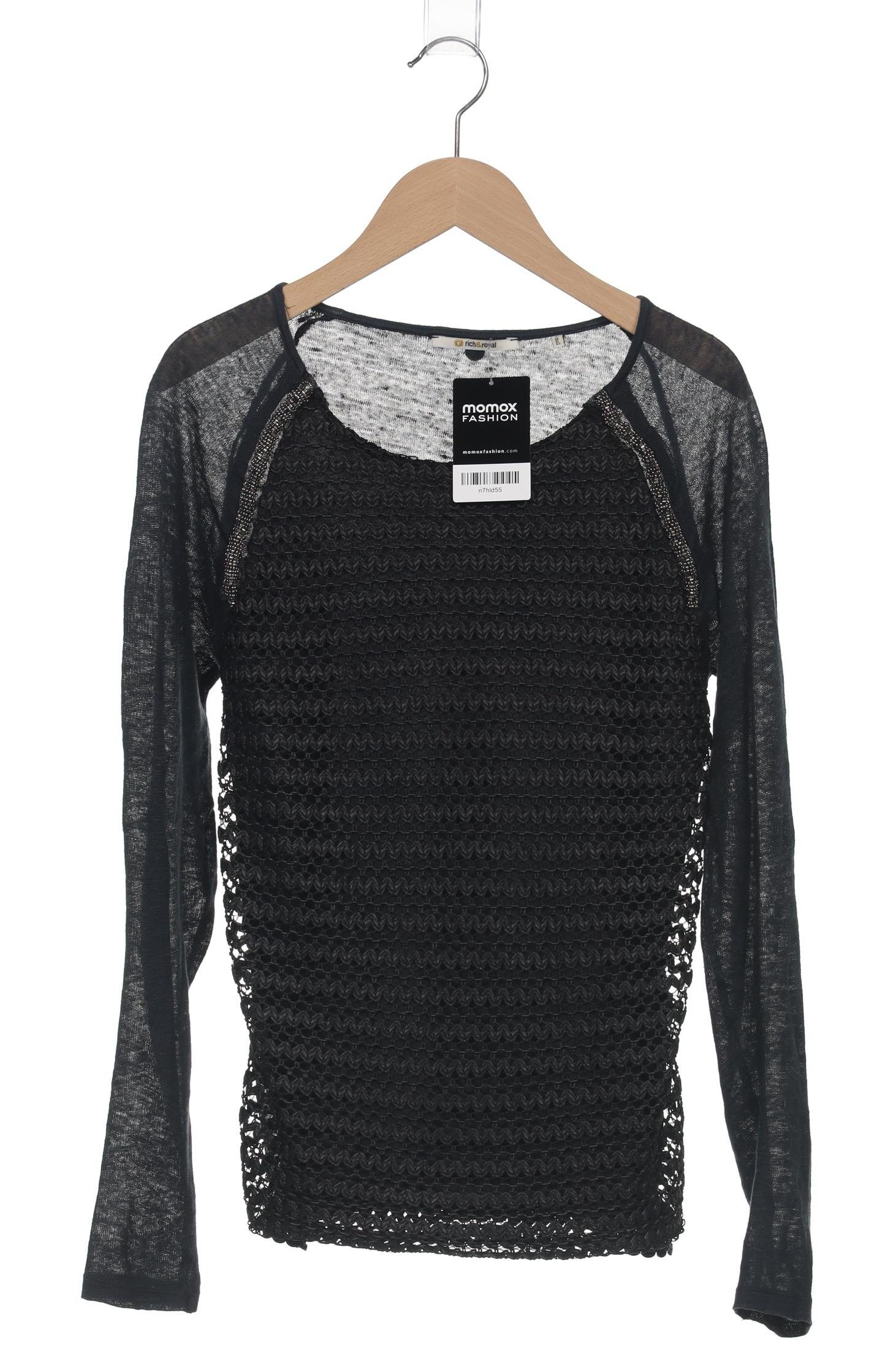

Rich & Royal Damen Langarmshirt, schwarz, Gr. 34