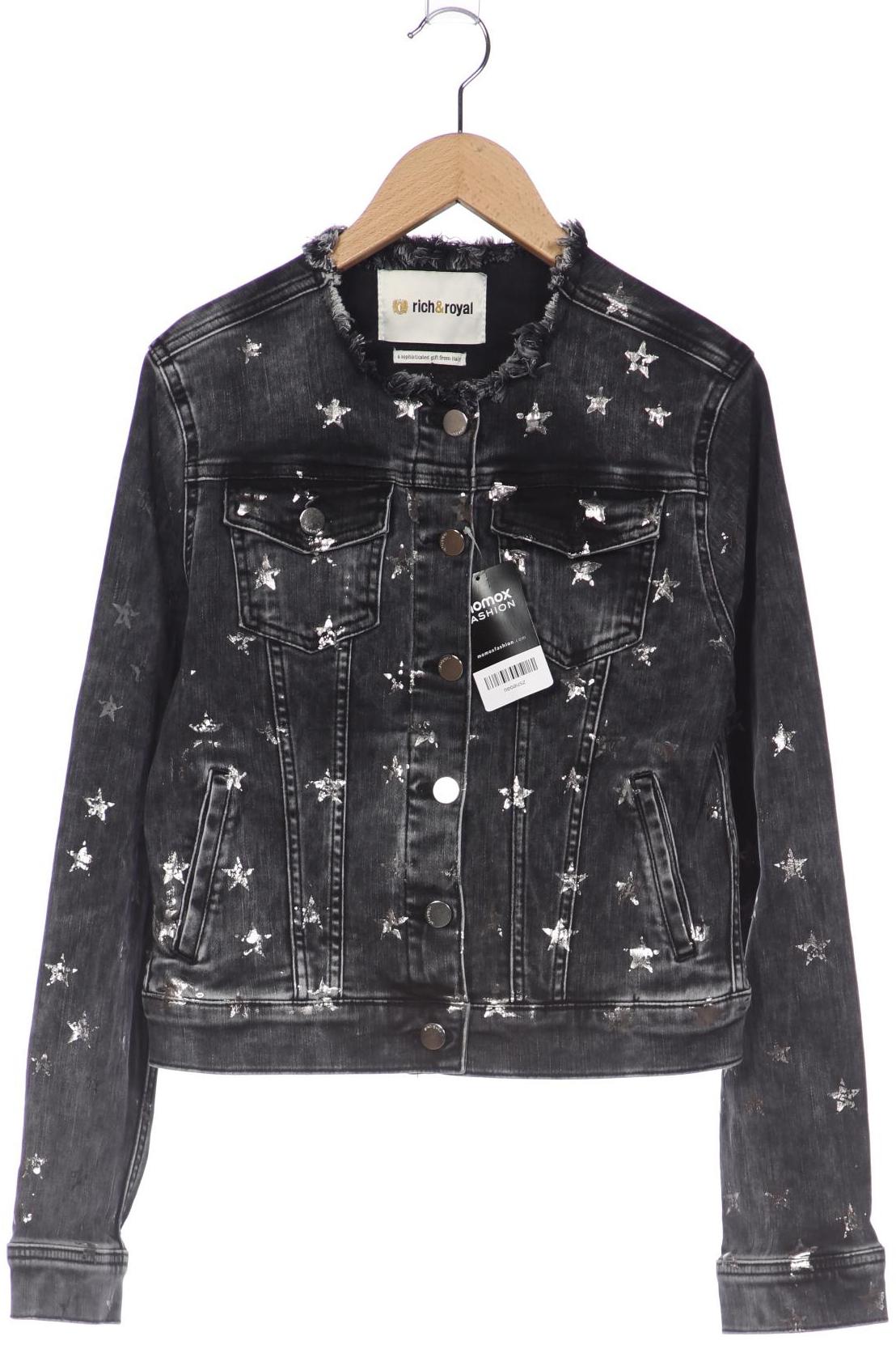 

Rich & Royal Damen Jacke, schwarz, Gr. 36