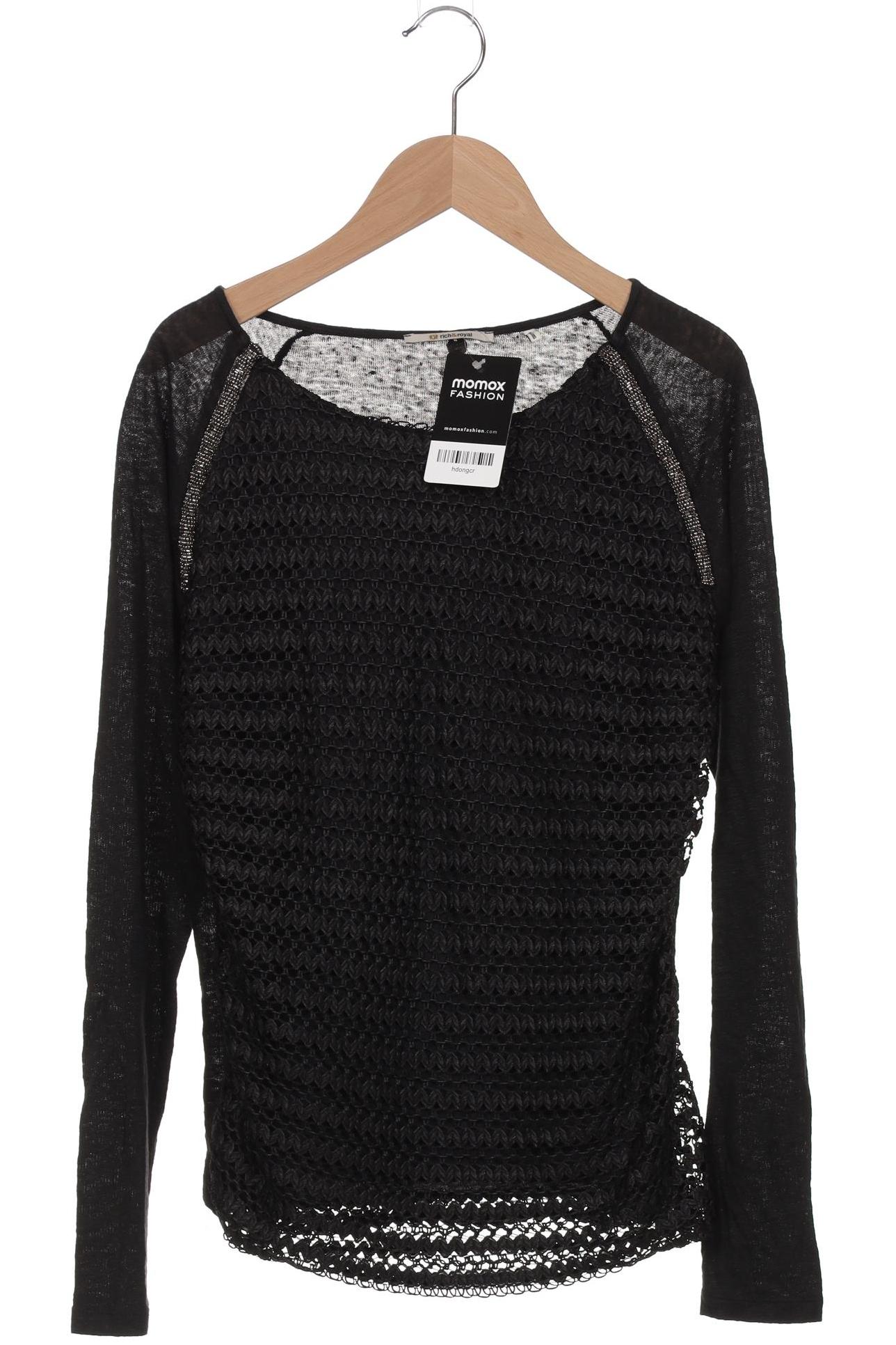 

Rich & Royal Damen Pullover, schwarz, Gr. 38