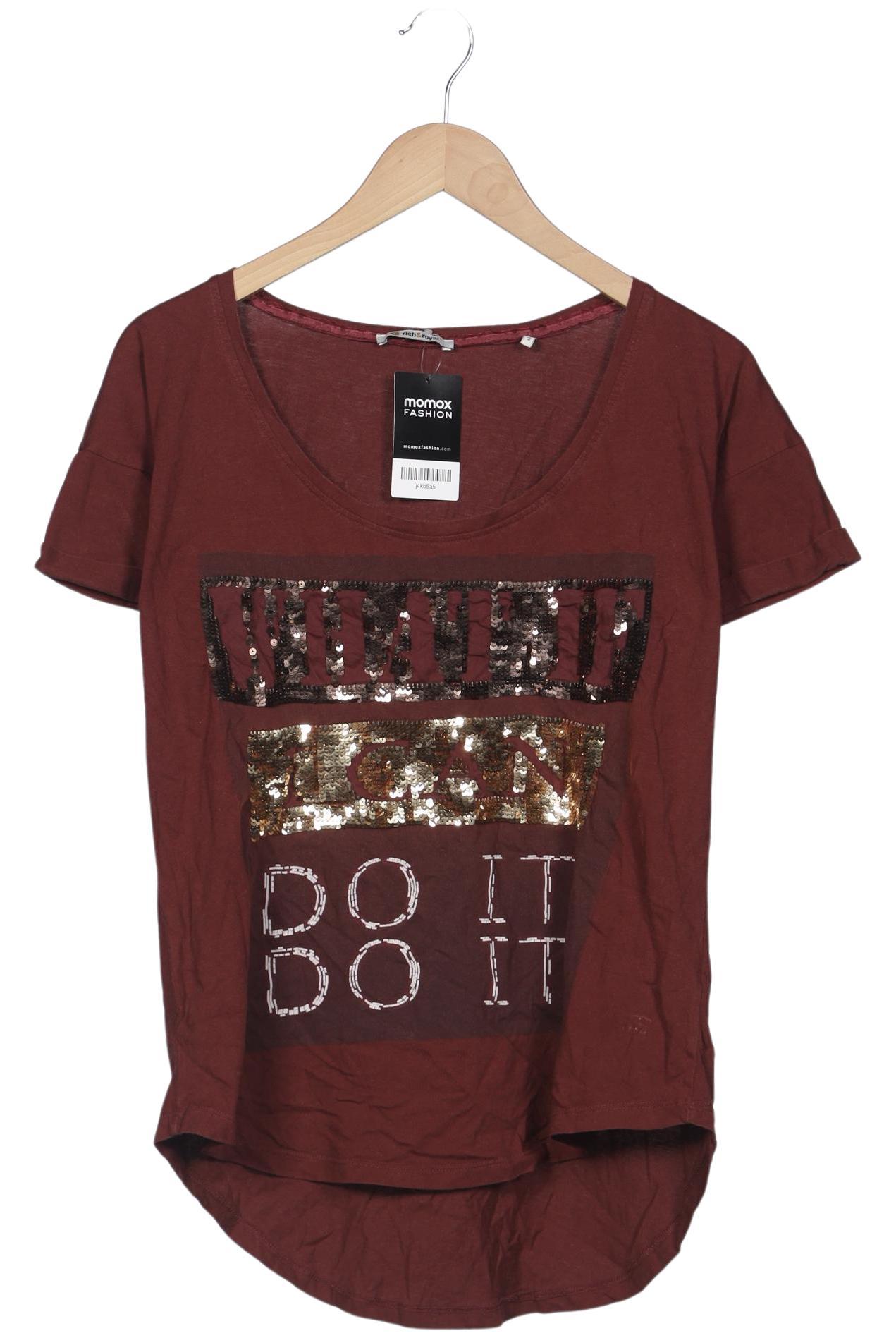 

Rich & Royal Damen T-Shirt, bordeaux, Gr. 42