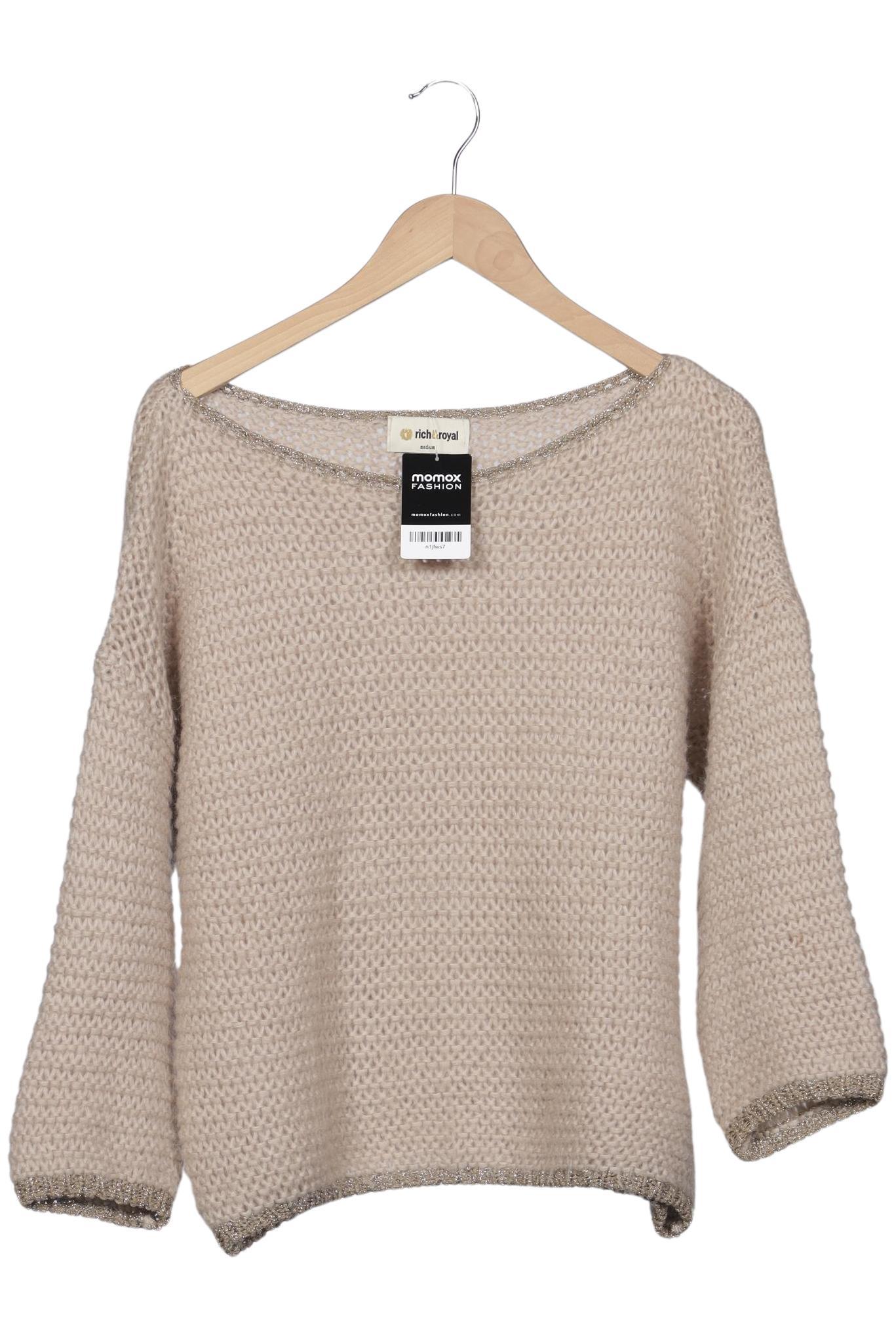 

Rich & Royal Damen Pullover, beige, Gr. 38