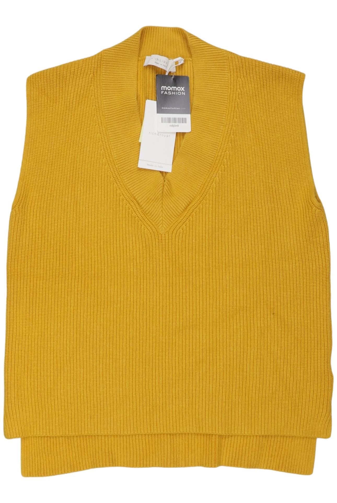 

Rich & Royal Damen Pullover, gelb, Gr. 38