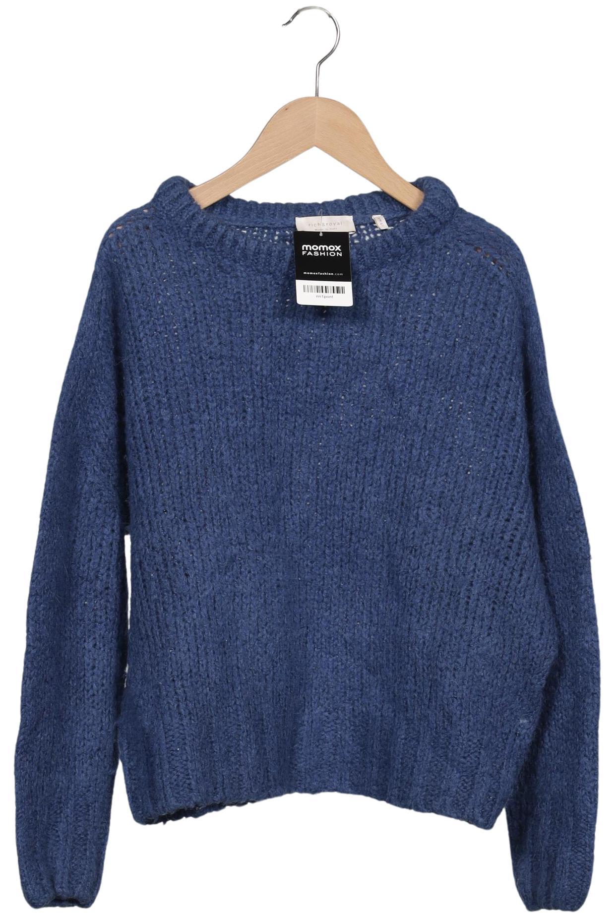 

Rich & Royal Damen Pullover, blau, Gr. 34