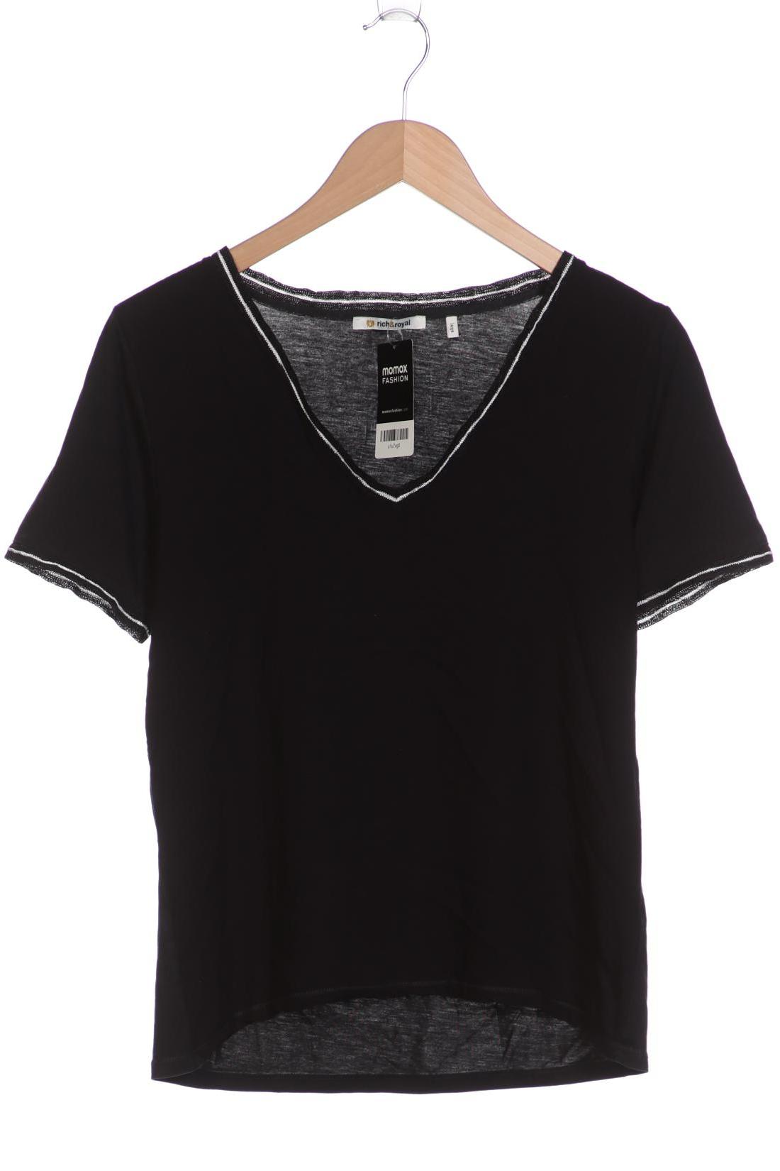 

Rich & Royal Damen T-Shirt, schwarz, Gr. 42