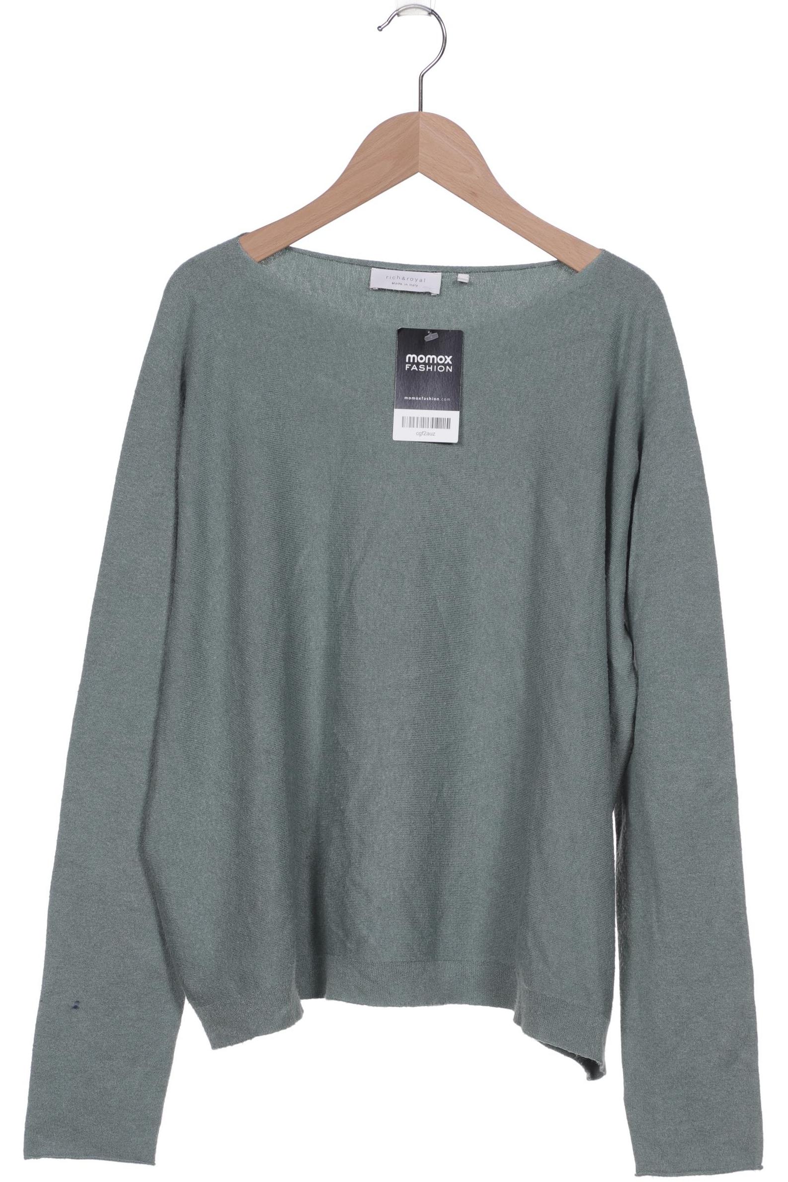 

Rich & Royal Damen Pullover, grün, Gr. 36