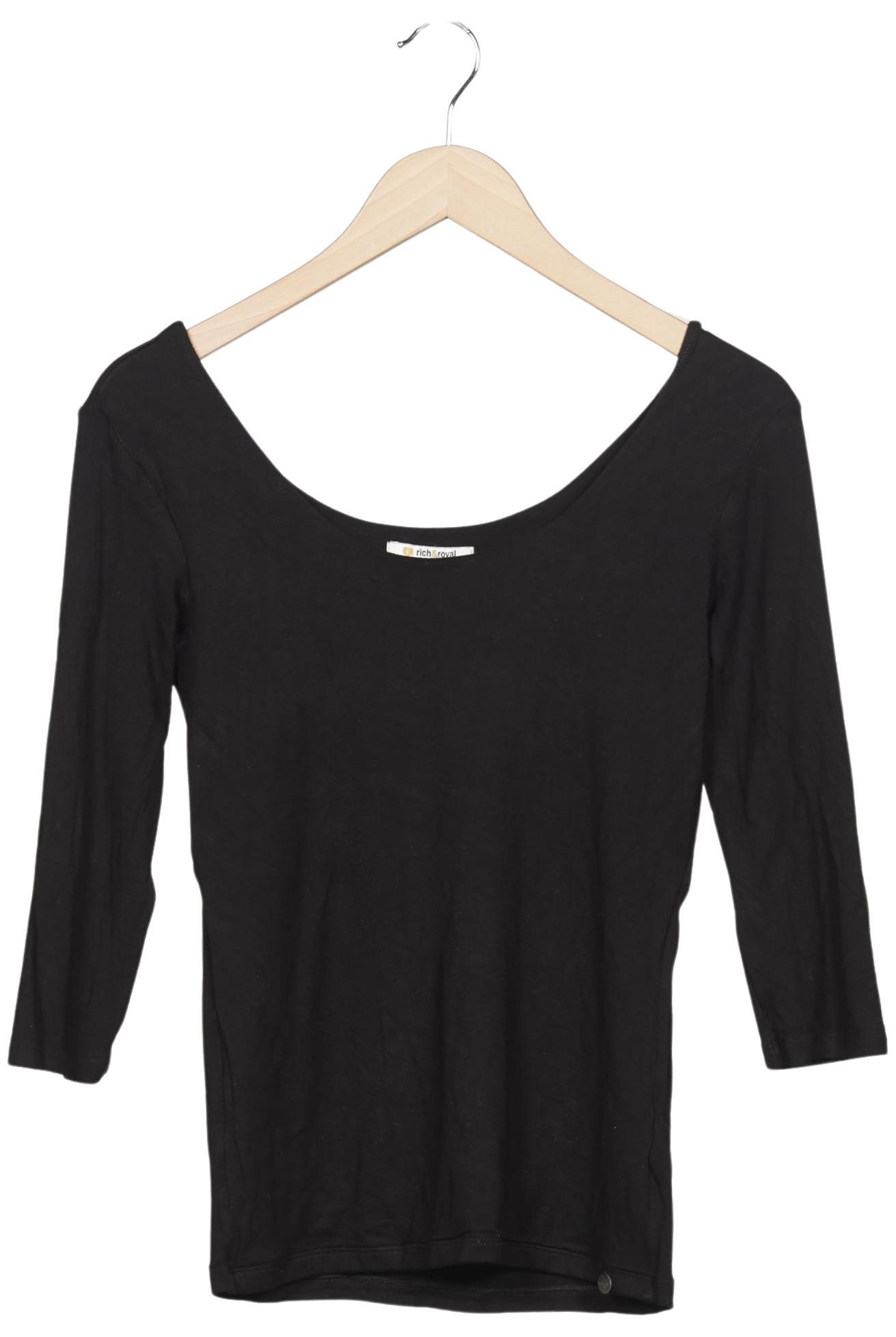 

Rich & Royal Damen Langarmshirt, schwarz, Gr. 38