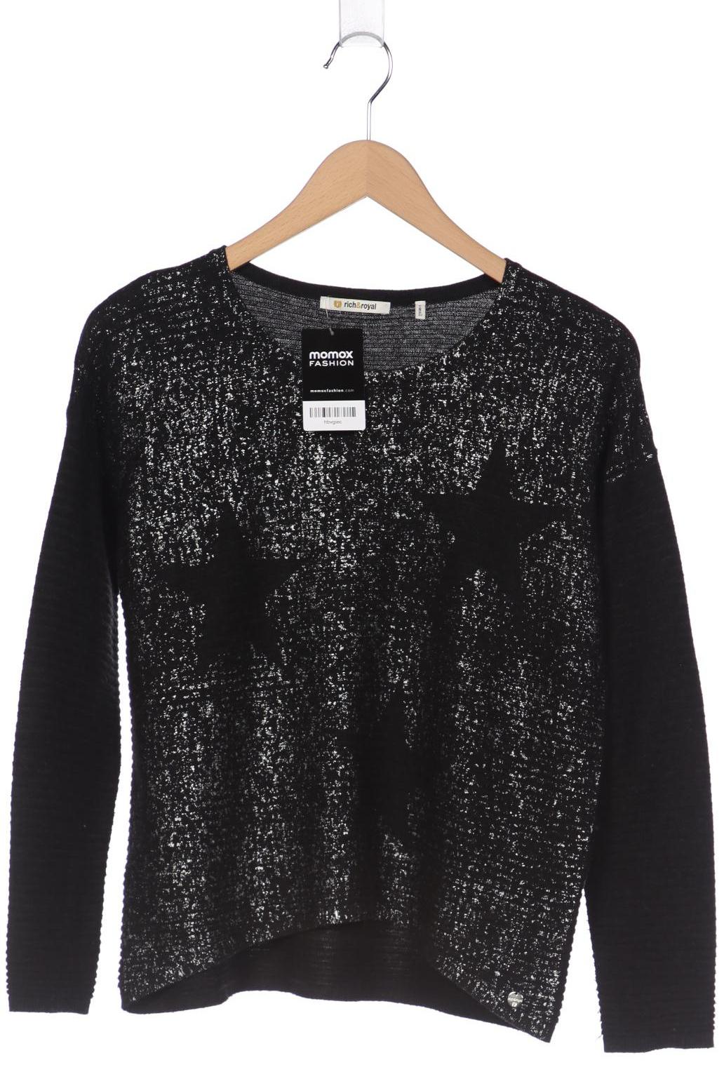 

Rich & Royal Damen Pullover, schwarz, Gr. 34
