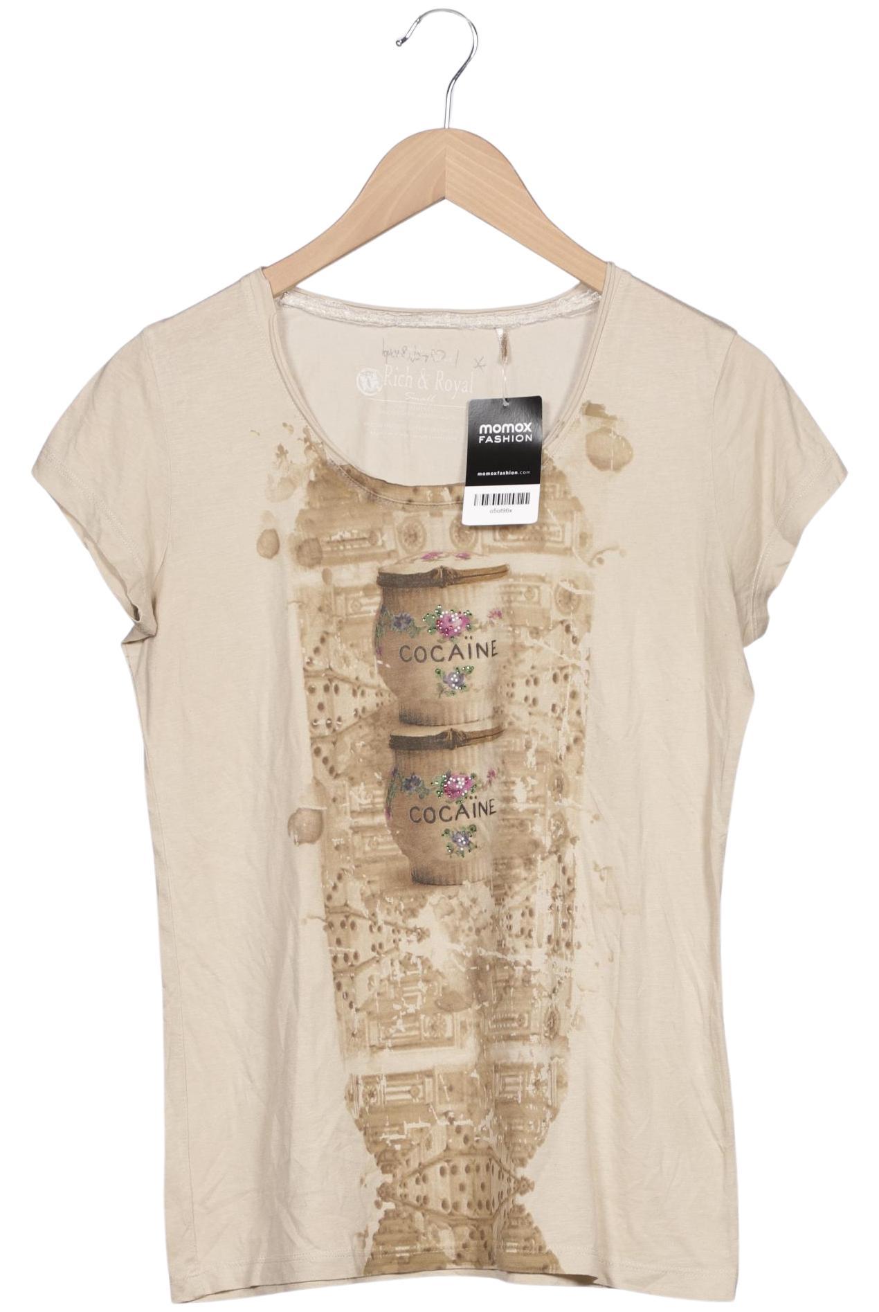 

Rich & Royal Damen T-Shirt, beige, Gr. 36