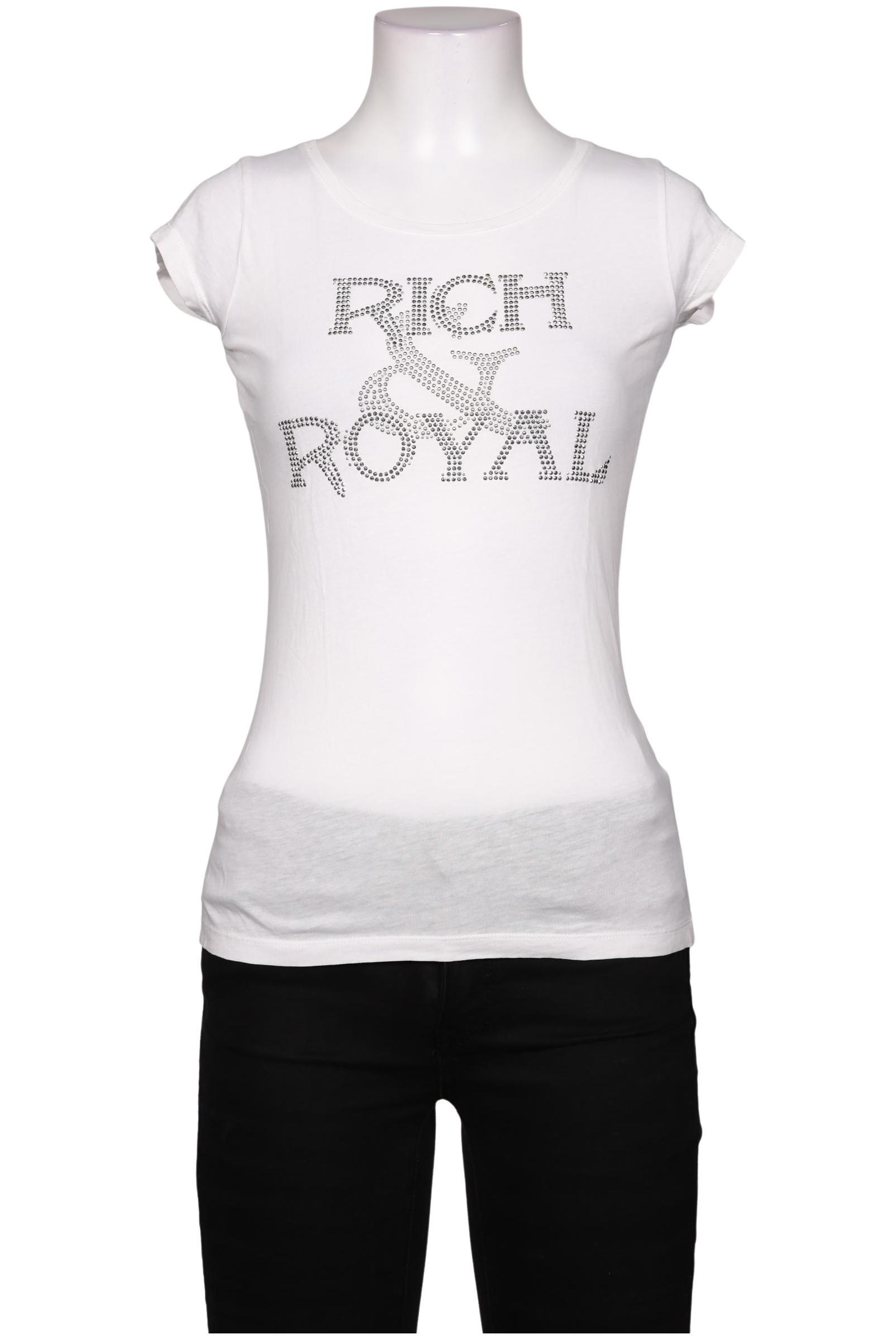 

Rich & Royal Damen T-Shirt, weiß, Gr. 36