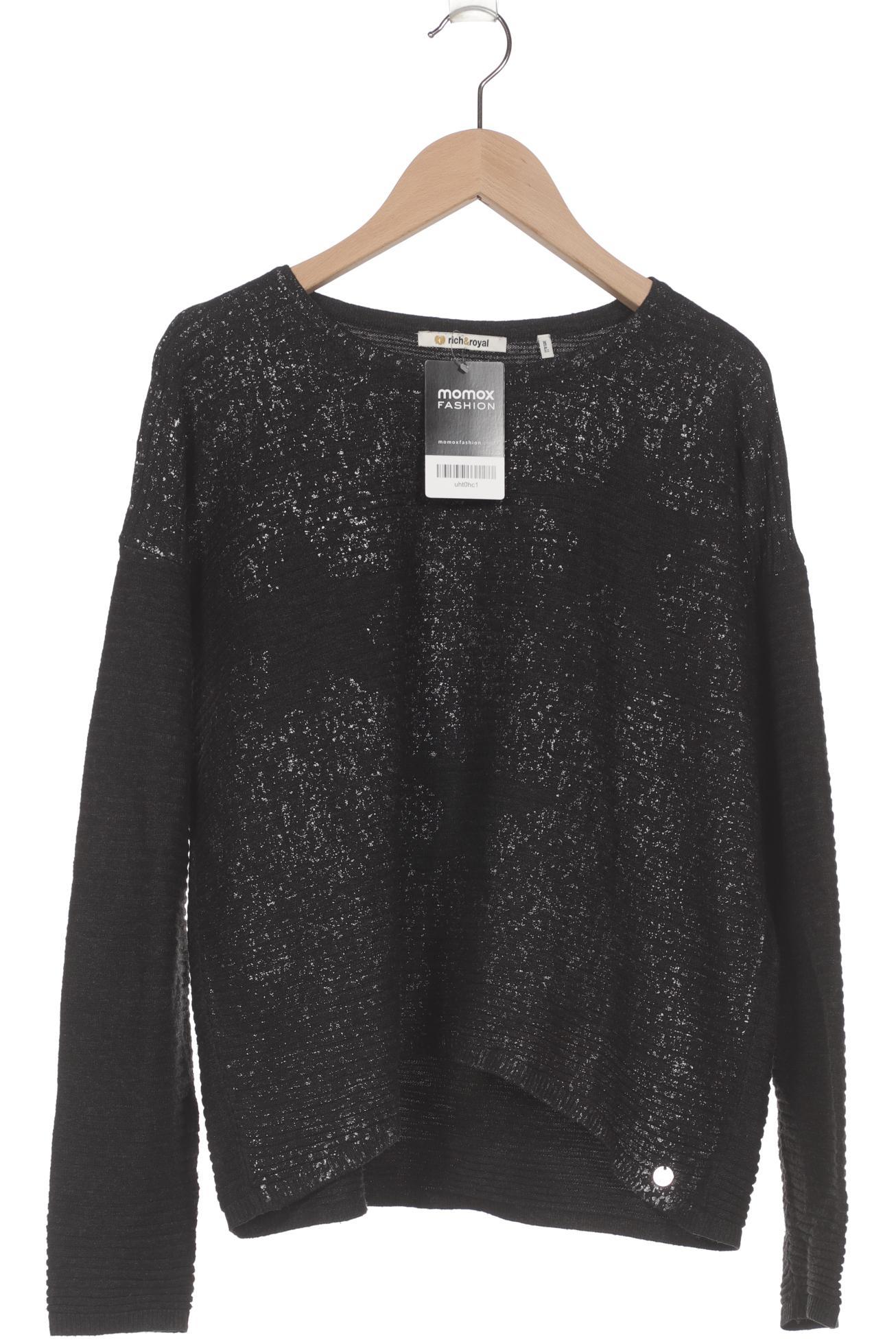 

Rich & Royal Damen Pullover, schwarz, Gr. 36