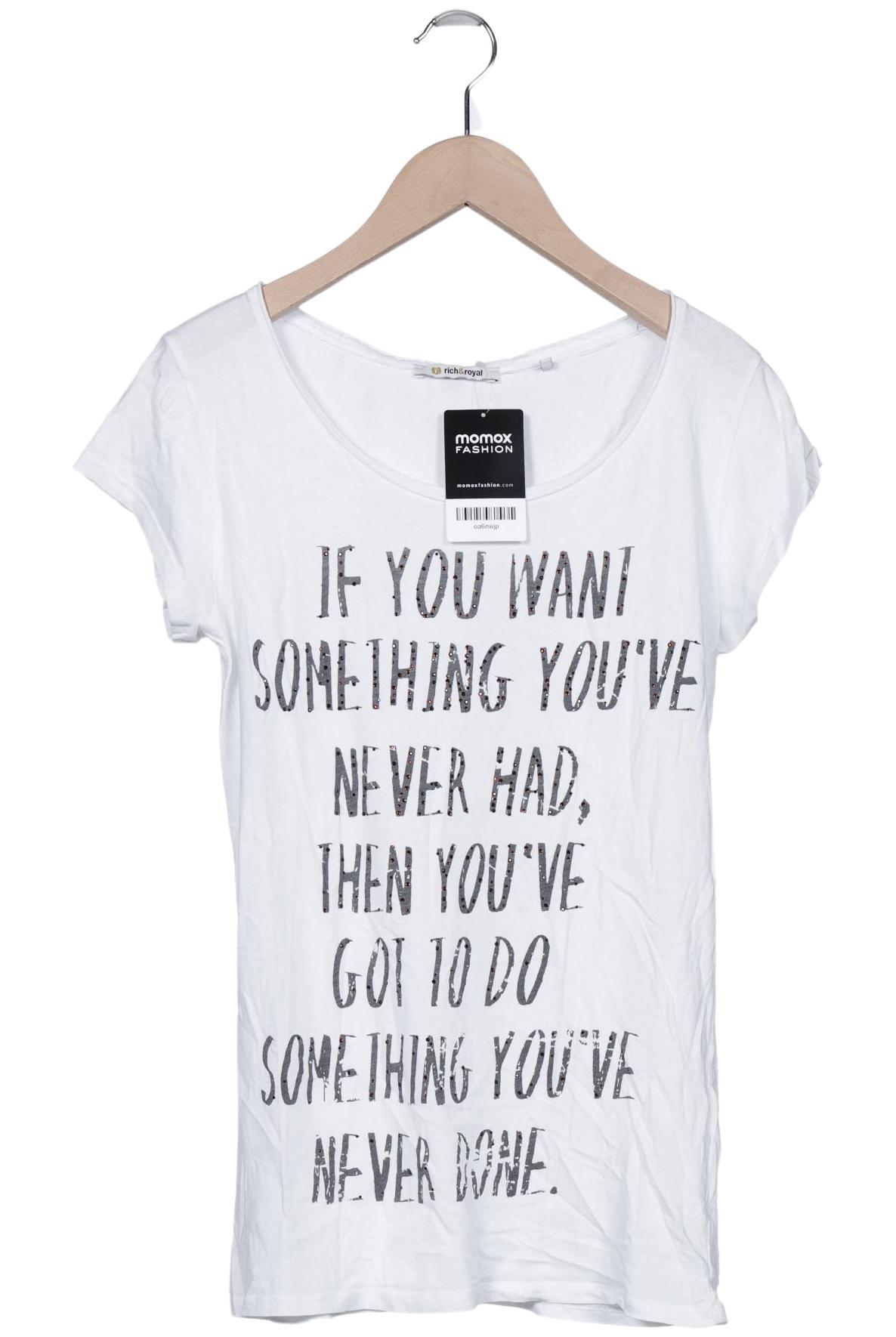 

Rich & Royal Damen T-Shirt, weiß, Gr. 36