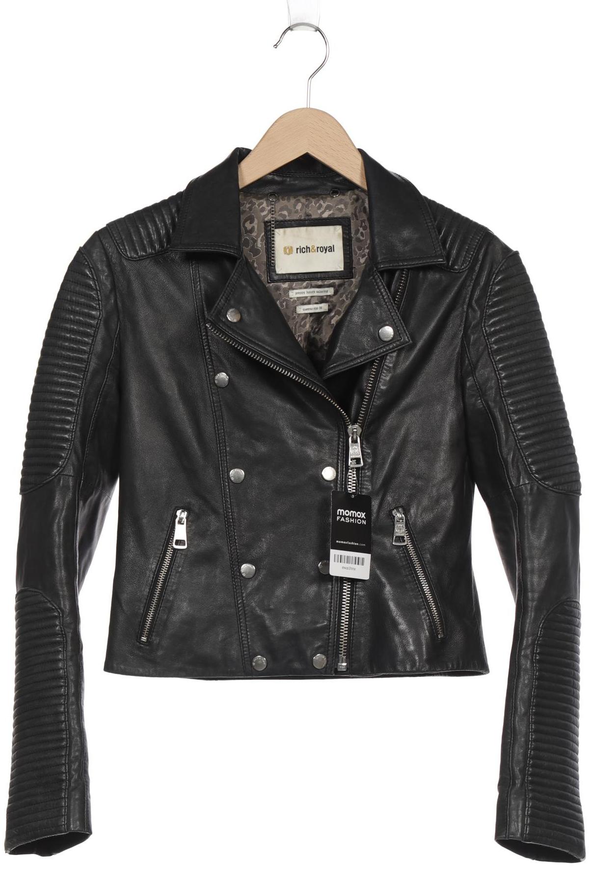 

Rich & Royal Damen Jacke, schwarz, Gr. 36