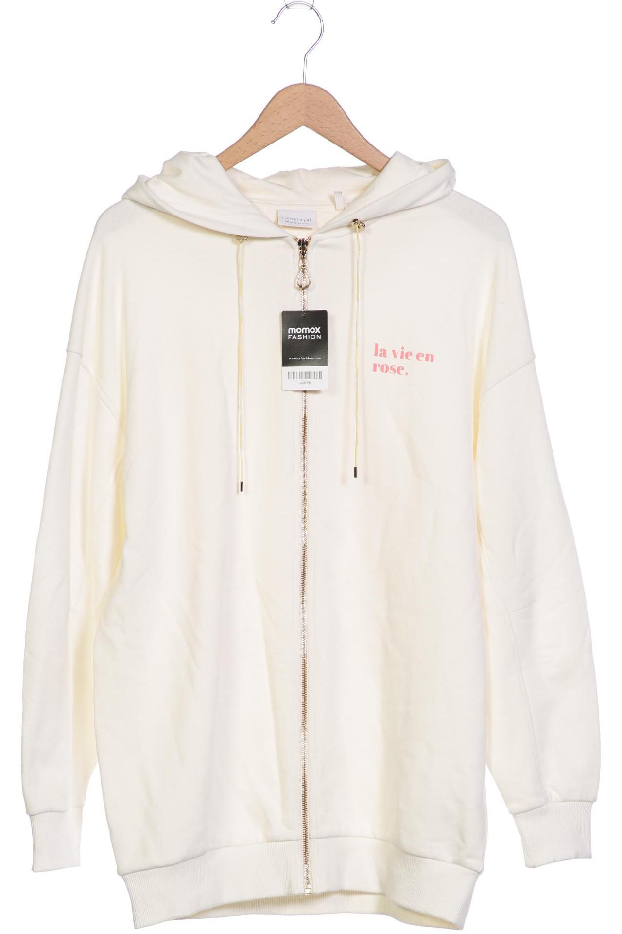 

Rich&Royal Damen Kapuzenpullover, weiß