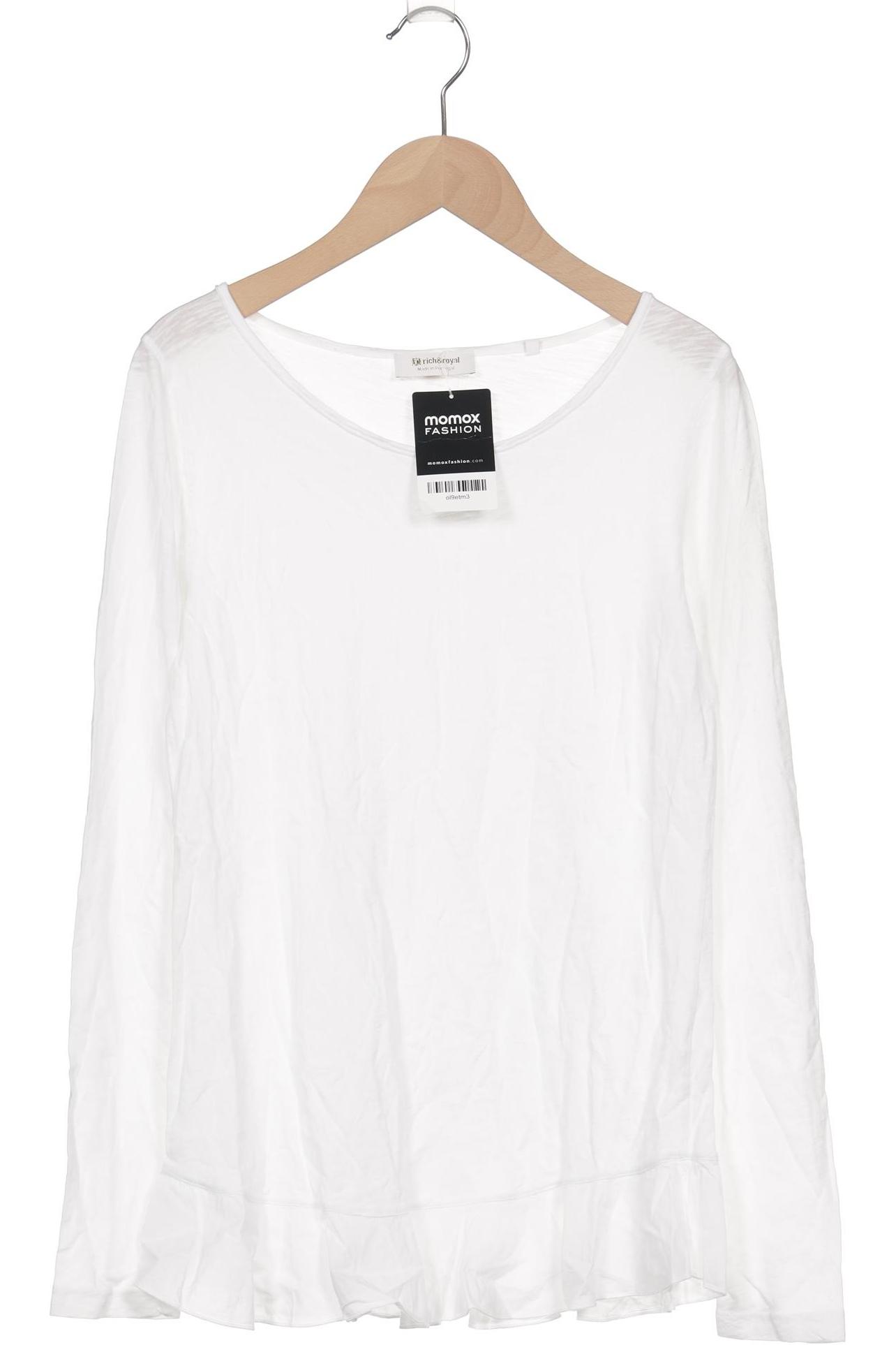 

Rich & Royal Damen Langarmshirt, weiß, Gr. 34