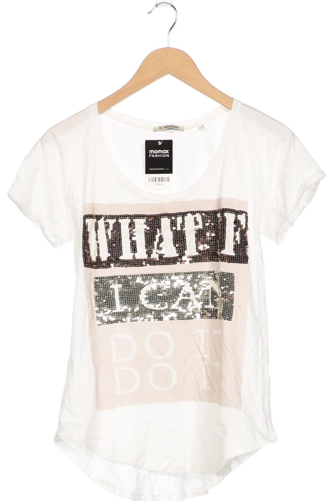 

Rich & Royal Damen T-Shirt, weiß, Gr. 36