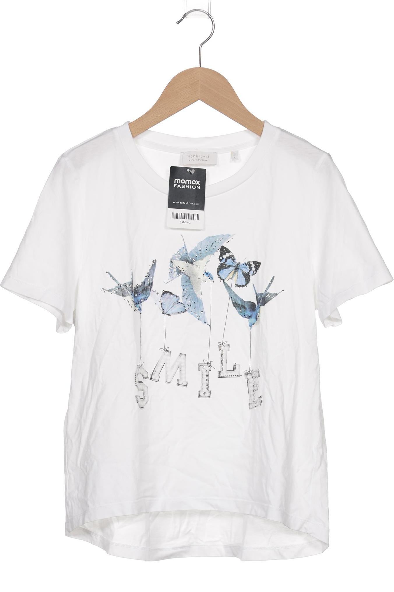 

Rich & Royal Damen T-Shirt, weiß, Gr. 34