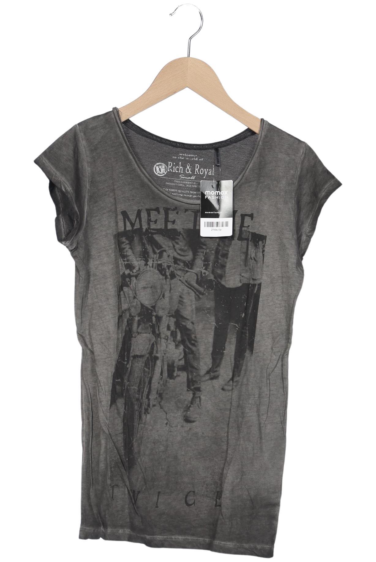 

Rich & Royal Damen T-Shirt, grau, Gr. 36