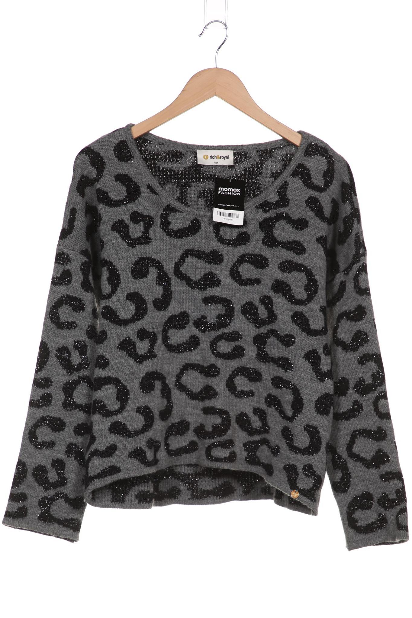 

Rich & Royal Damen Pullover, grau, Gr. 42