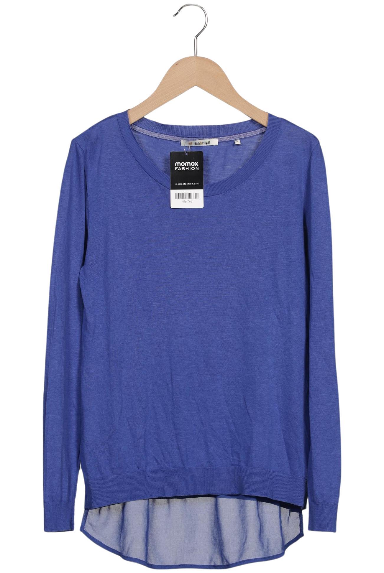 

Rich & Royal Damen Pullover, blau, Gr. 36