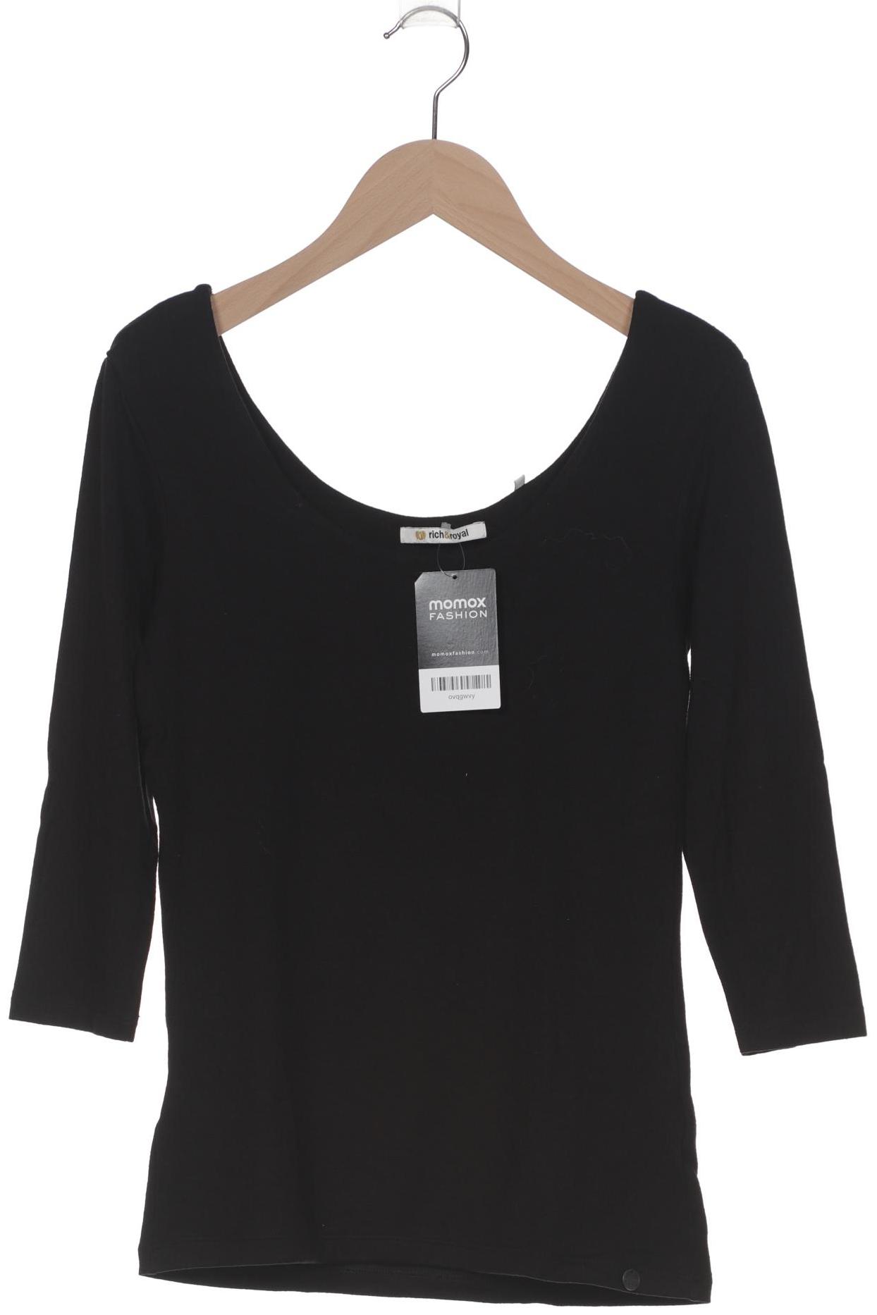 

Rich & Royal Damen Langarmshirt, schwarz, Gr. 36