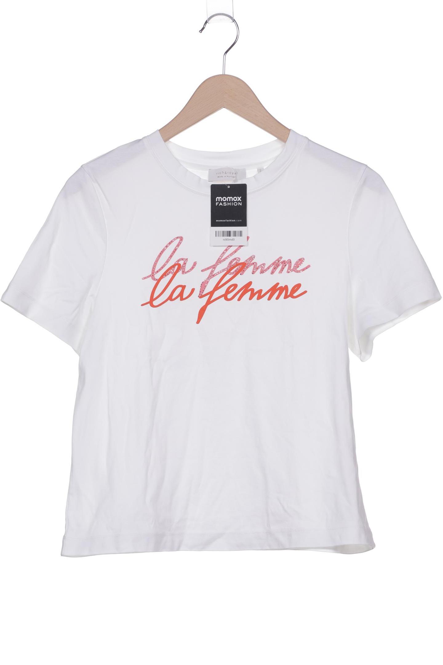 

Rich & Royal Damen T-Shirt, weiß, Gr. 36