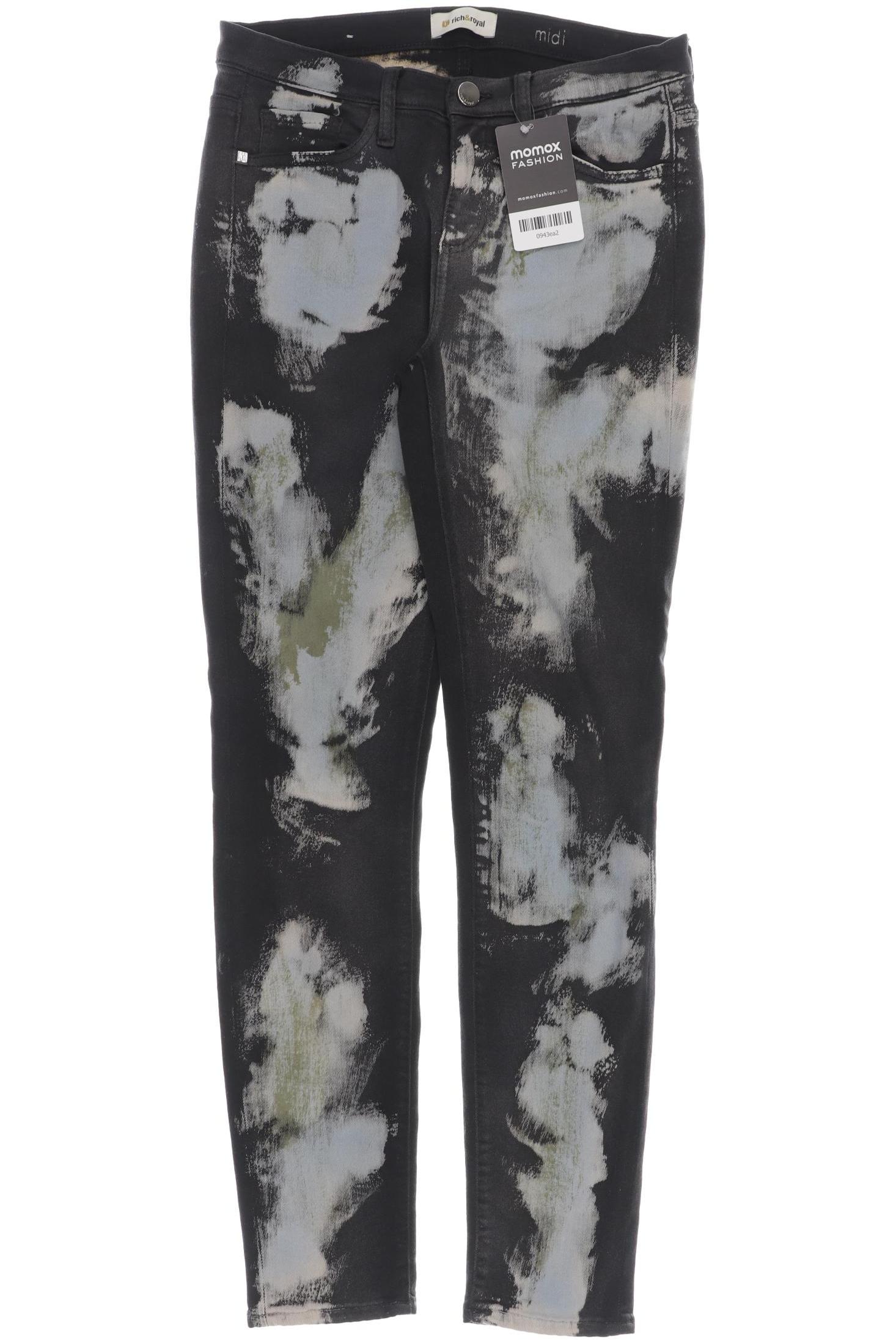 

Rich & Royal Damen Jeans, schwarz, Gr. 25