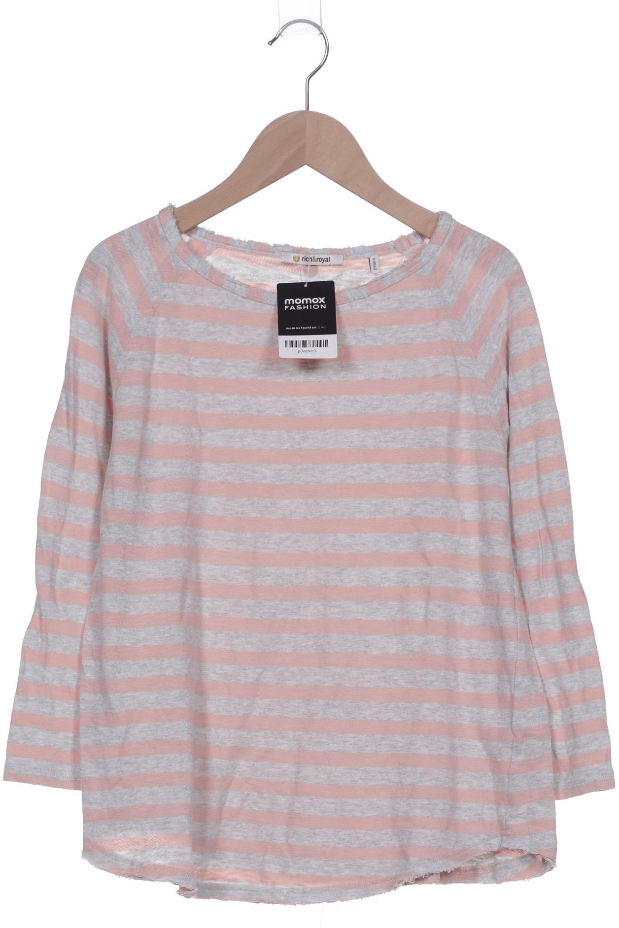 

Rich & Royal Damen Langarmshirt, grau, Gr. 34
